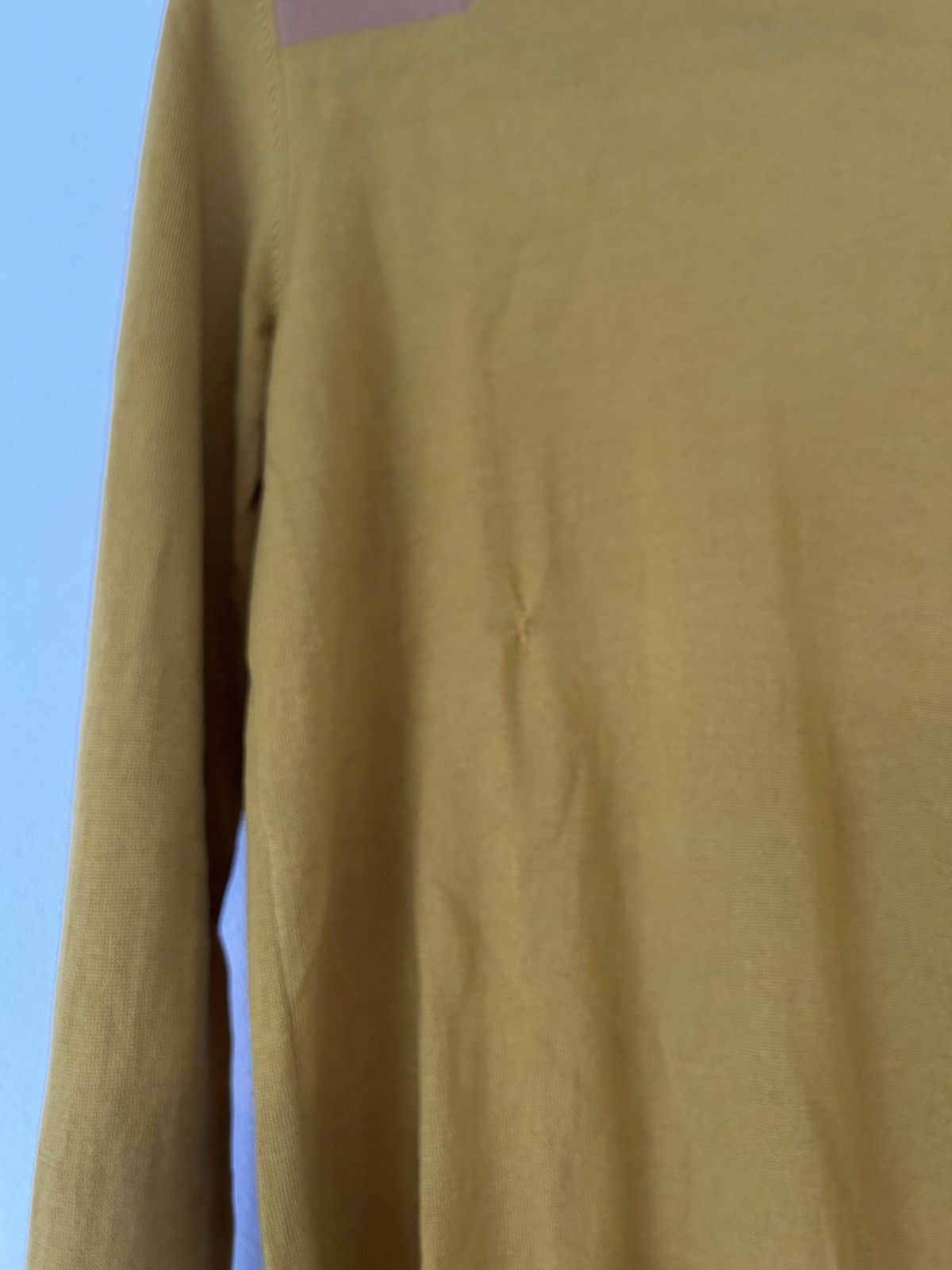 Maison Margiela Mustard Yellow Wool/Cotton Blend Turtleneck Sweater Size US M / EU 48-50 / 2 - 14 Thumbnail