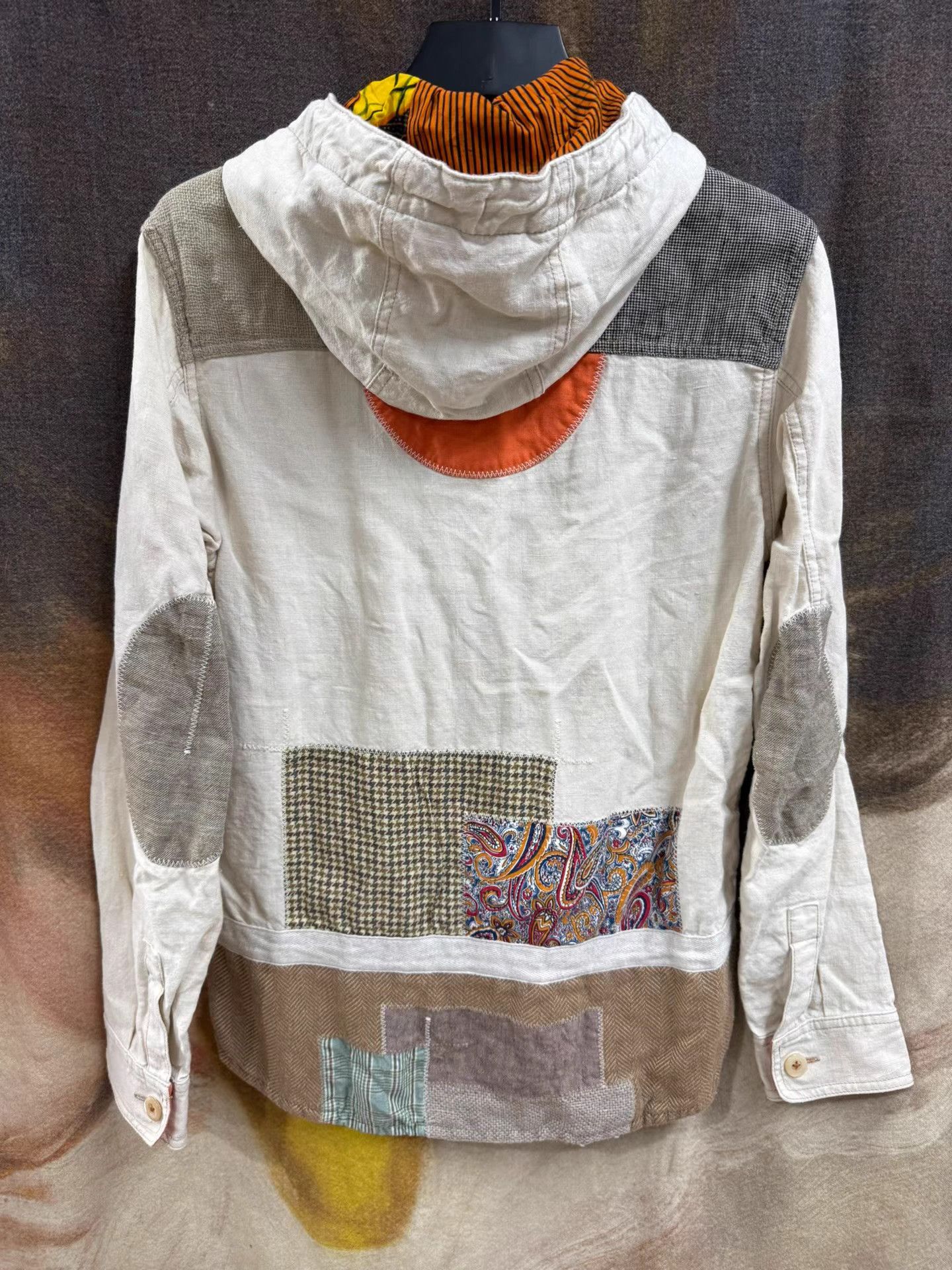 Junya Watanabe Junya Watanabe Patchwork Linen Jacket K20 Size US S / EU 44-46 / 1 - 5 Thumbnail