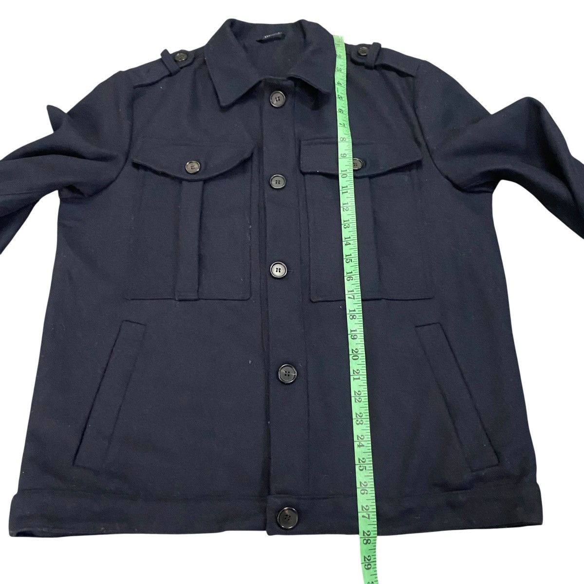 Designer Gazzarrini Wool Boxy Short Coat Button Jacket Size 50 Size US M / EU 48-50 / 2 - 12 Thumbnail