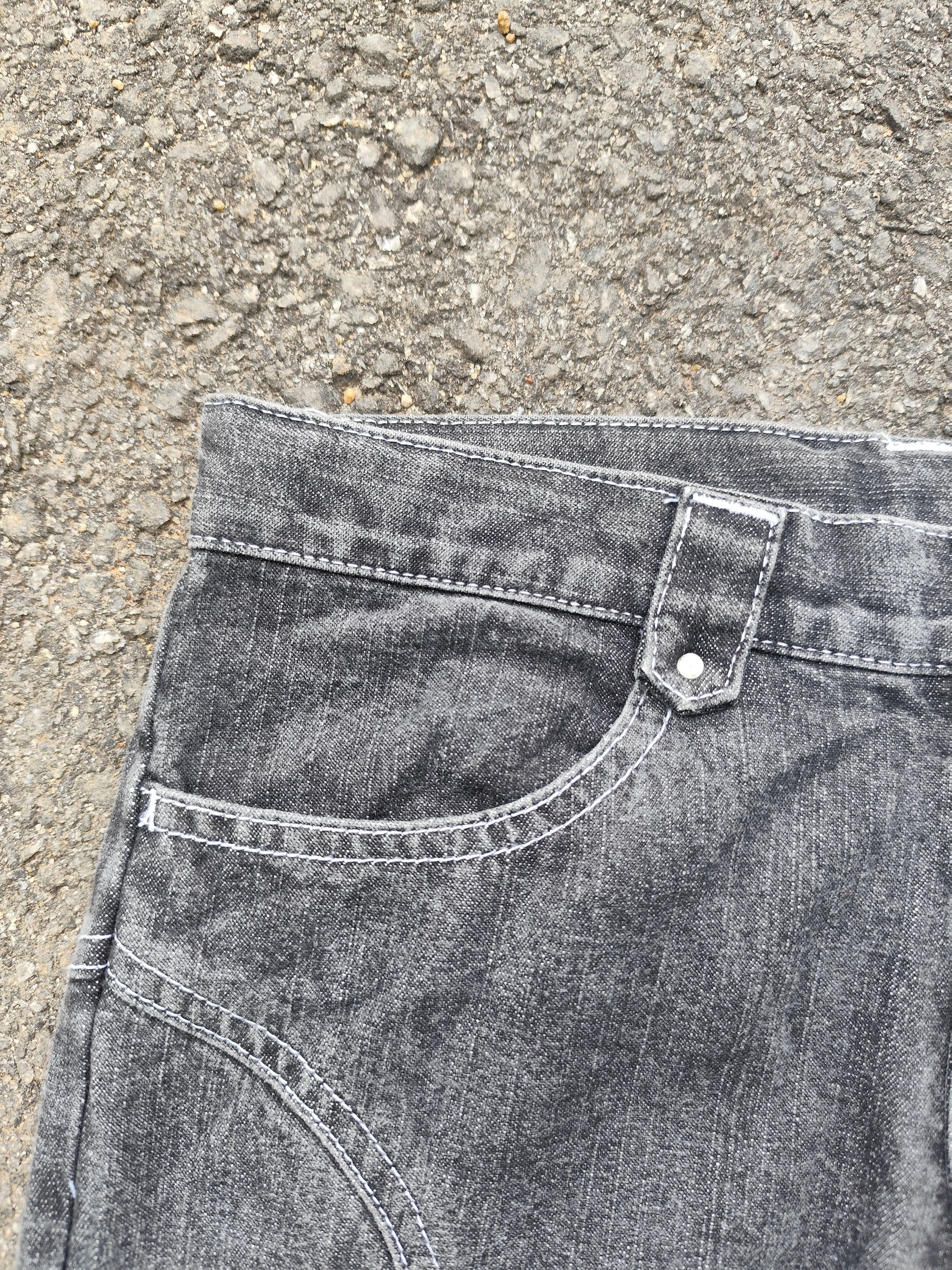 Japanese Brand Vintage Japanese Flare Bondage Pant - B_J/1124/3 Size 22" - 5 Thumbnail