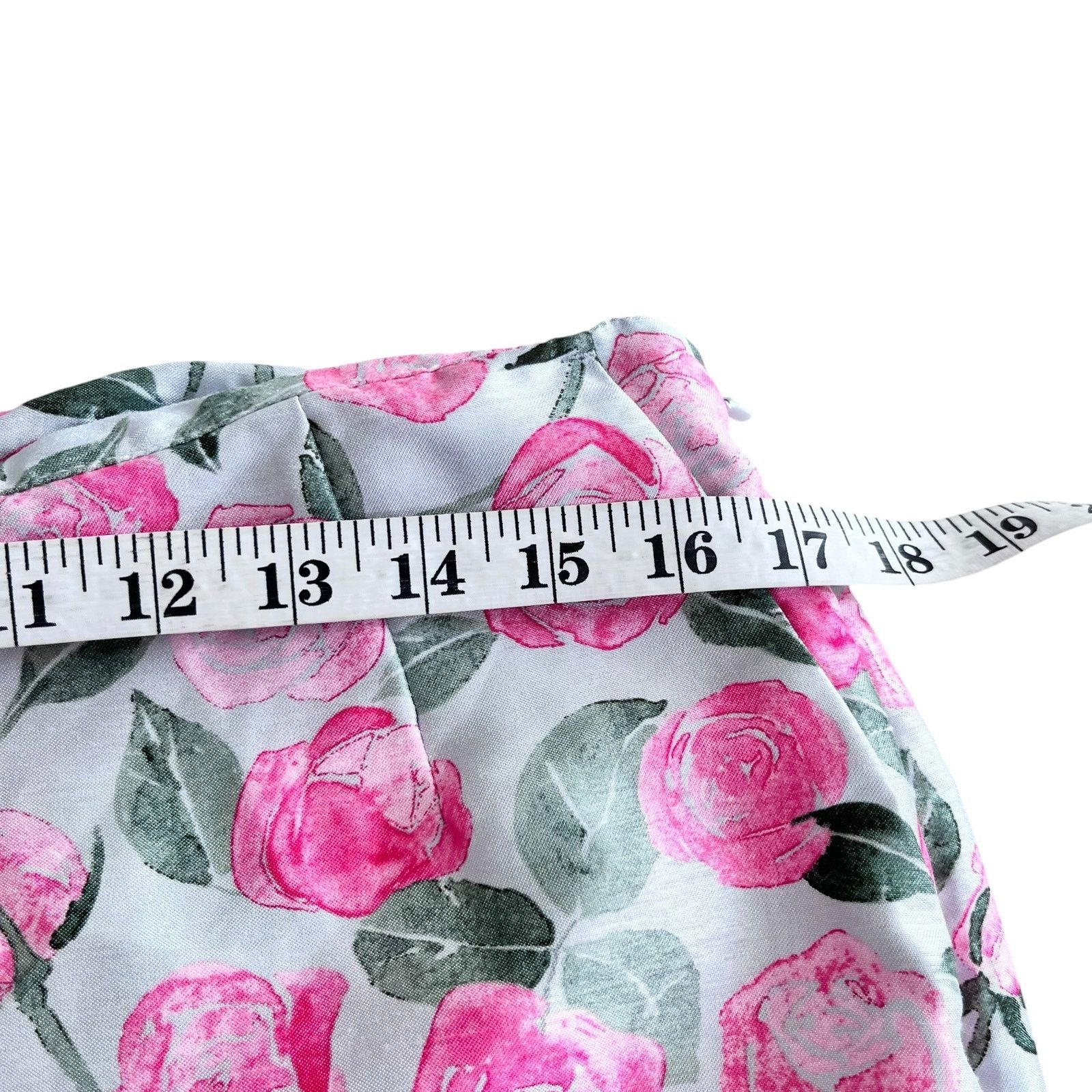 H&M H&M floral woven pink white dress pants with a sheen size 14 Size 36" / US 14 / IT 50 - 5 Thumbnail