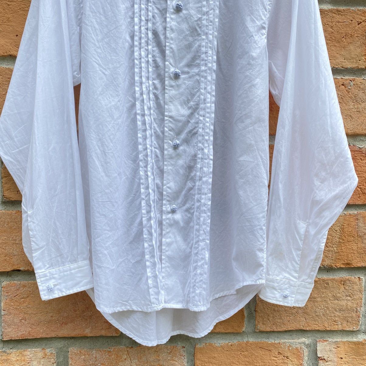 Zucca Zucca White Fitted Button-Up Shirt Size XS / US 0-2 / IT 36-38 - 8 Thumbnail