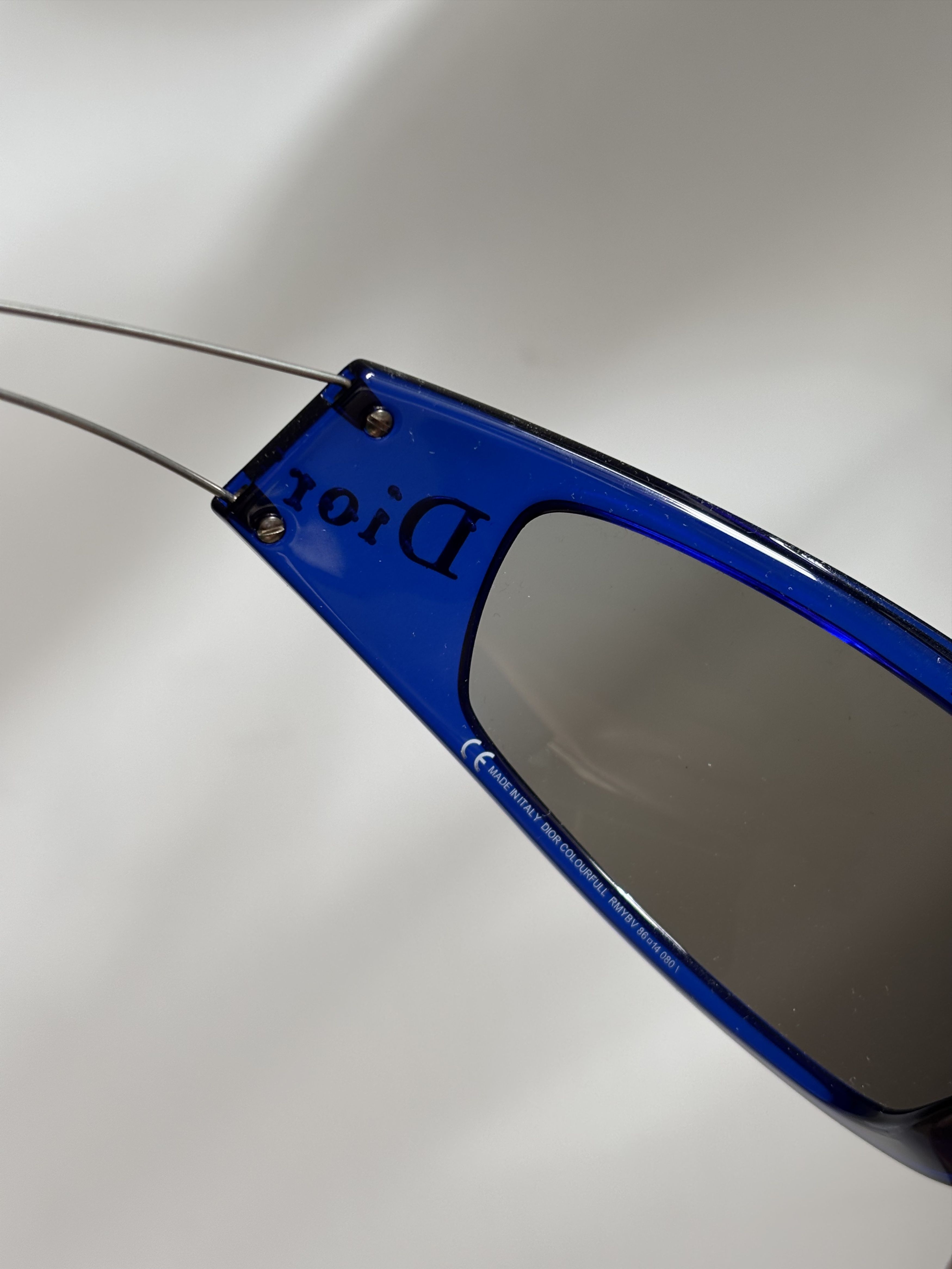Dior DIOR Sunglasses Colourfull Mask Ski Wrap Shield Logo RI968 Size ONE SIZE - 9 Thumbnail