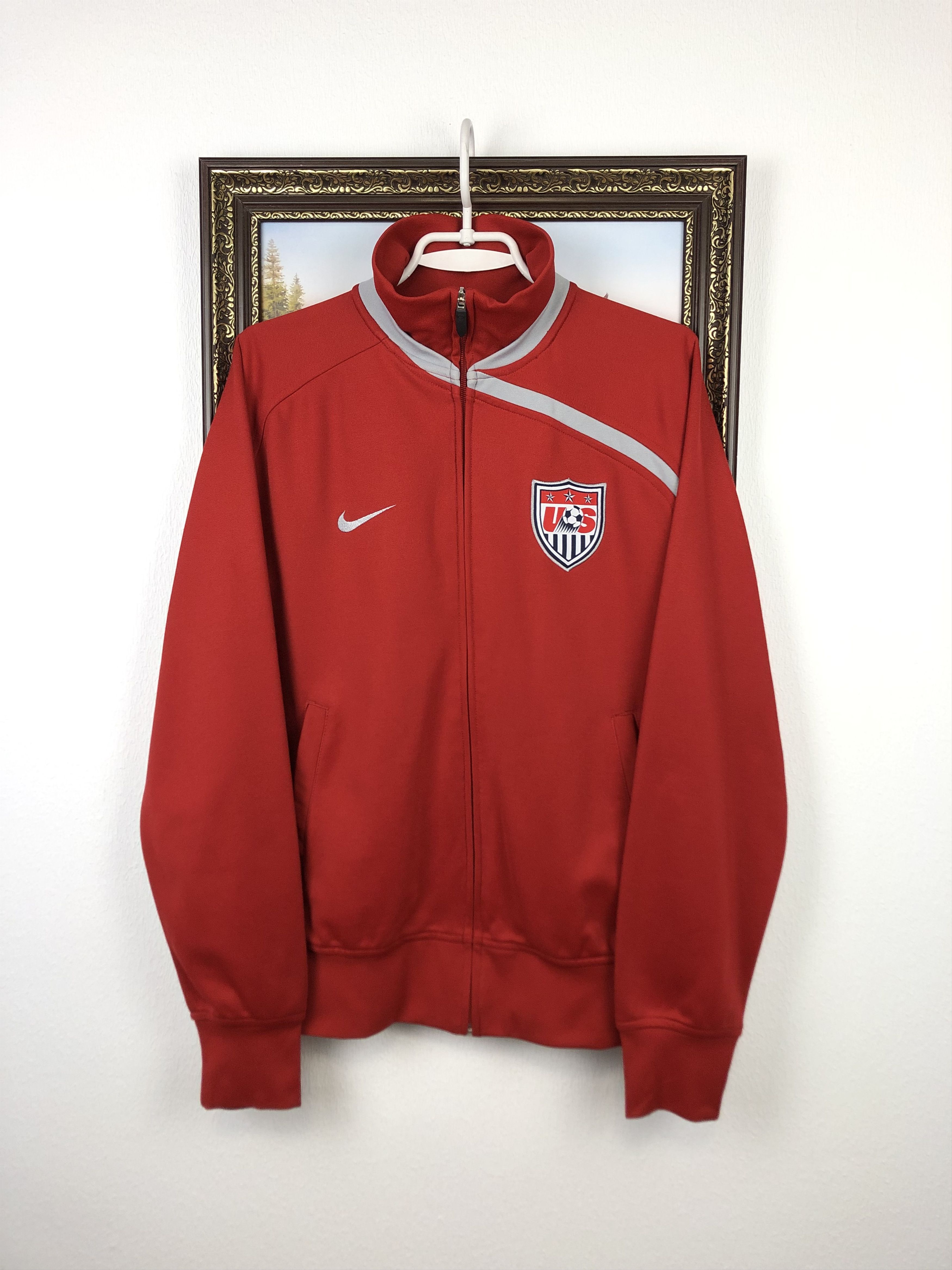 Vintage Nike USA Football Jacket Soccer Track Top National