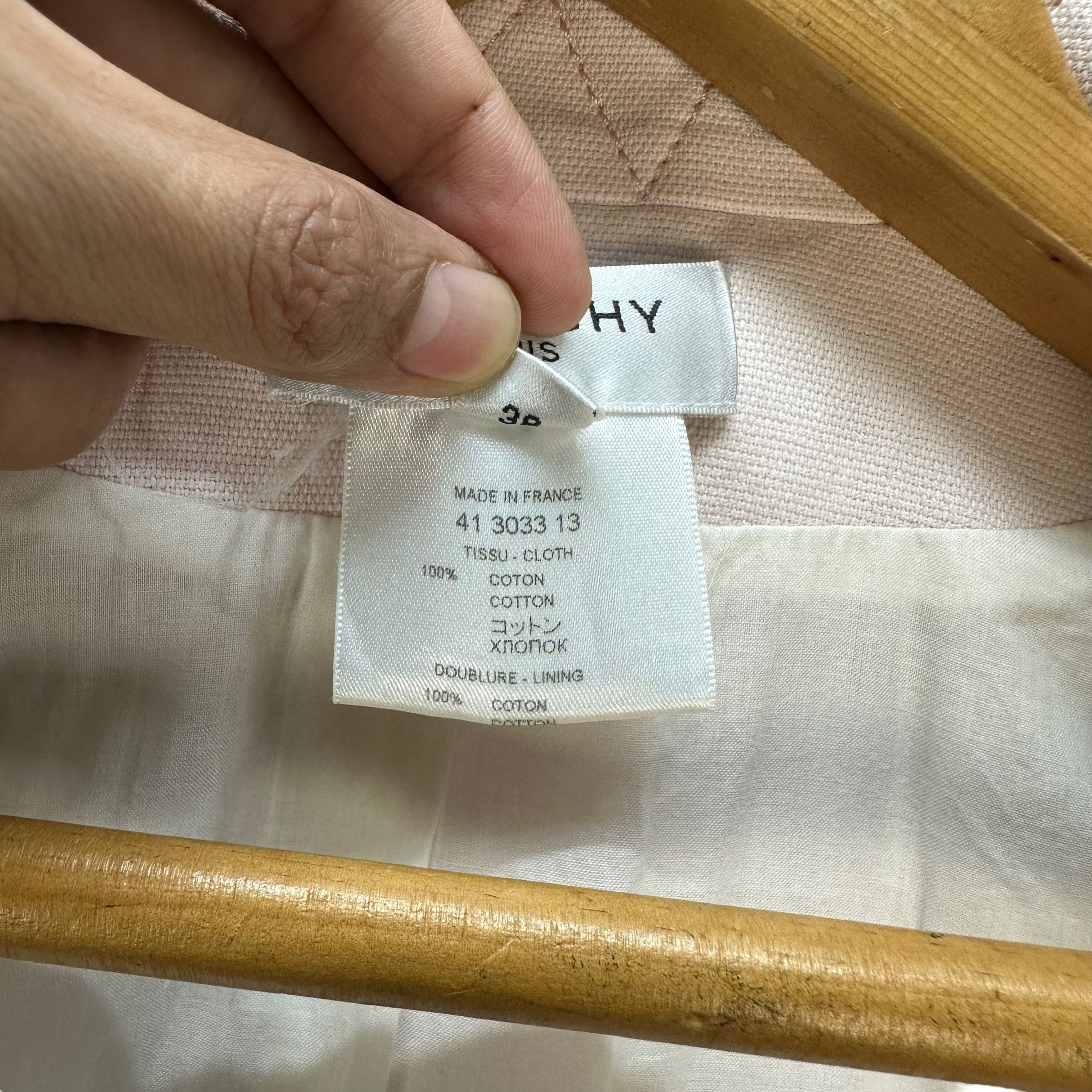 Givenchy GIVENCHY PARIS STYLISH DOUBLE COLLAR JACKET #7599-156 Size S / US 4 / IT 40 - 10 Thumbnail