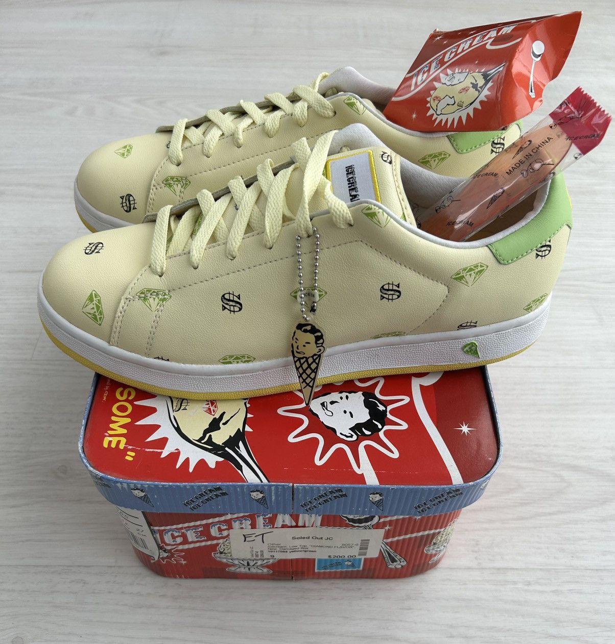 Icecream RARE OG REEBOK X BBC/ICE CREAM BOUTIQUE SNEAKER Size US 9 / EU 42 - 1 Thumbnail