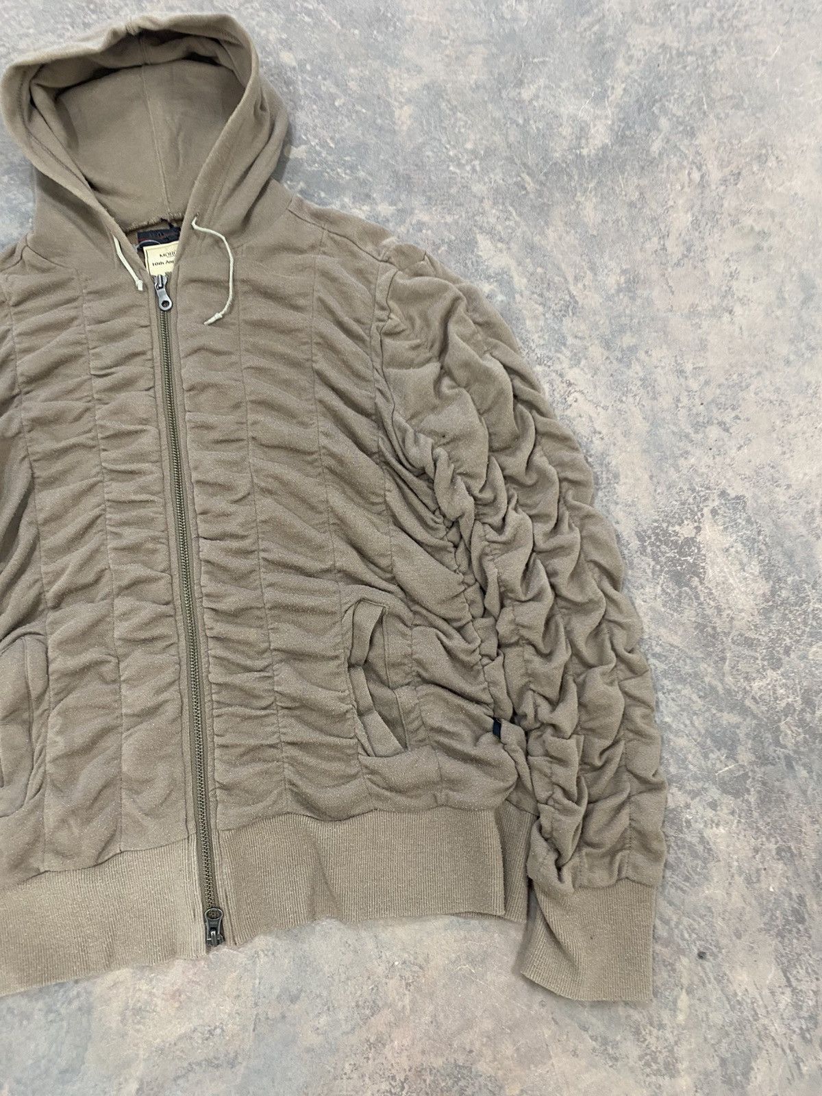 Le Grande Bleu (L.G.B.) Morgan Homme Unique Ribbon Hoodie Punk Grunge Lgb Pleats Size US S / EU 44-46 / 1 - 3 Thumbnail