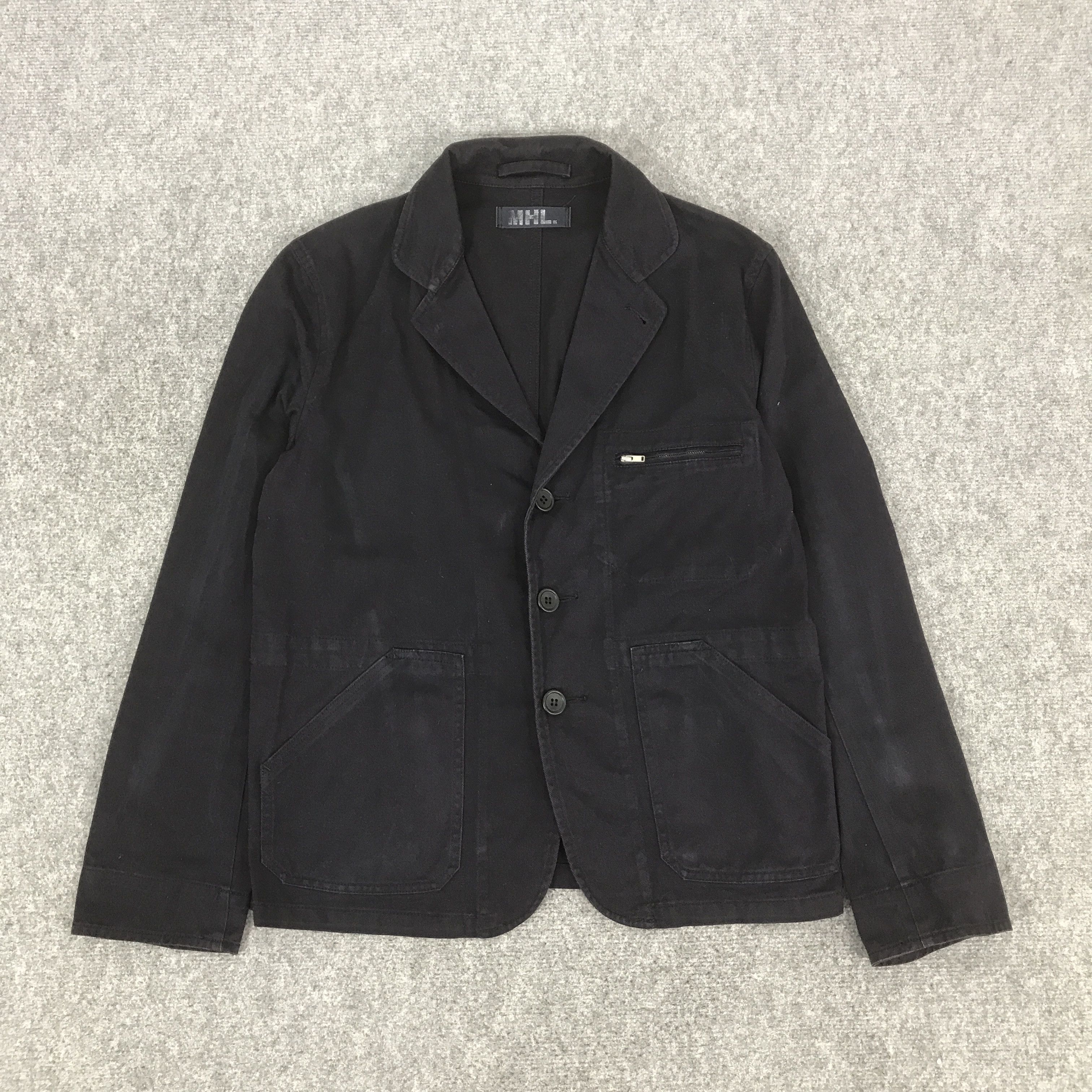 Margaret Howell MHL MARGARET HOWELL BUTTON NAVY JACKET K72B14 Size US M / EU 48-50 / 2 - 1 Thumbnail