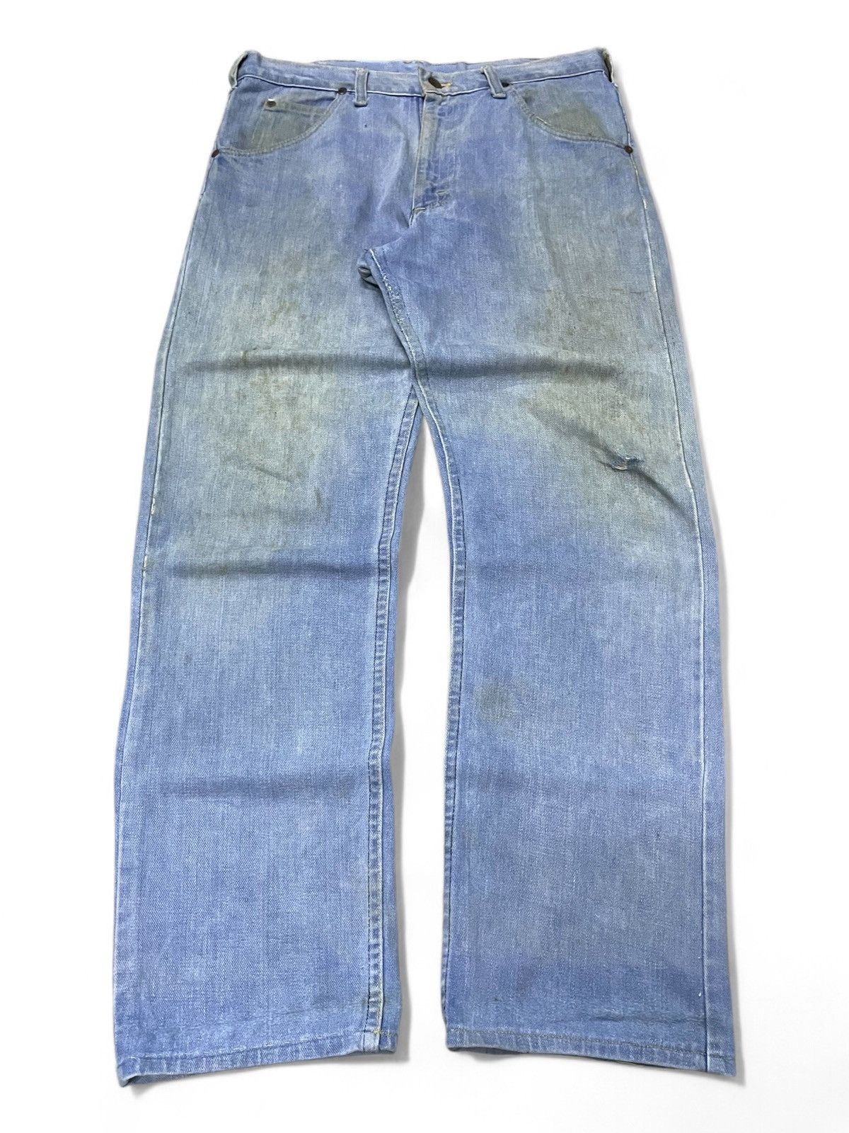 Lee × Vintage Vintage 60s 70s Lee Riders Muddy Jeans Size US 32 / EU 48 - 1 Thumbnail