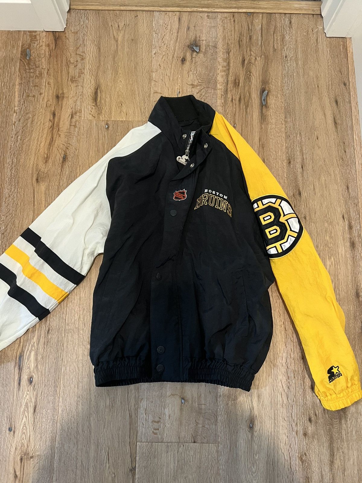 starter スターター スタジャン NHL ブルーインズ ビンテージ starter スターター スタジャン NHL ブルーインズ ビンテージ