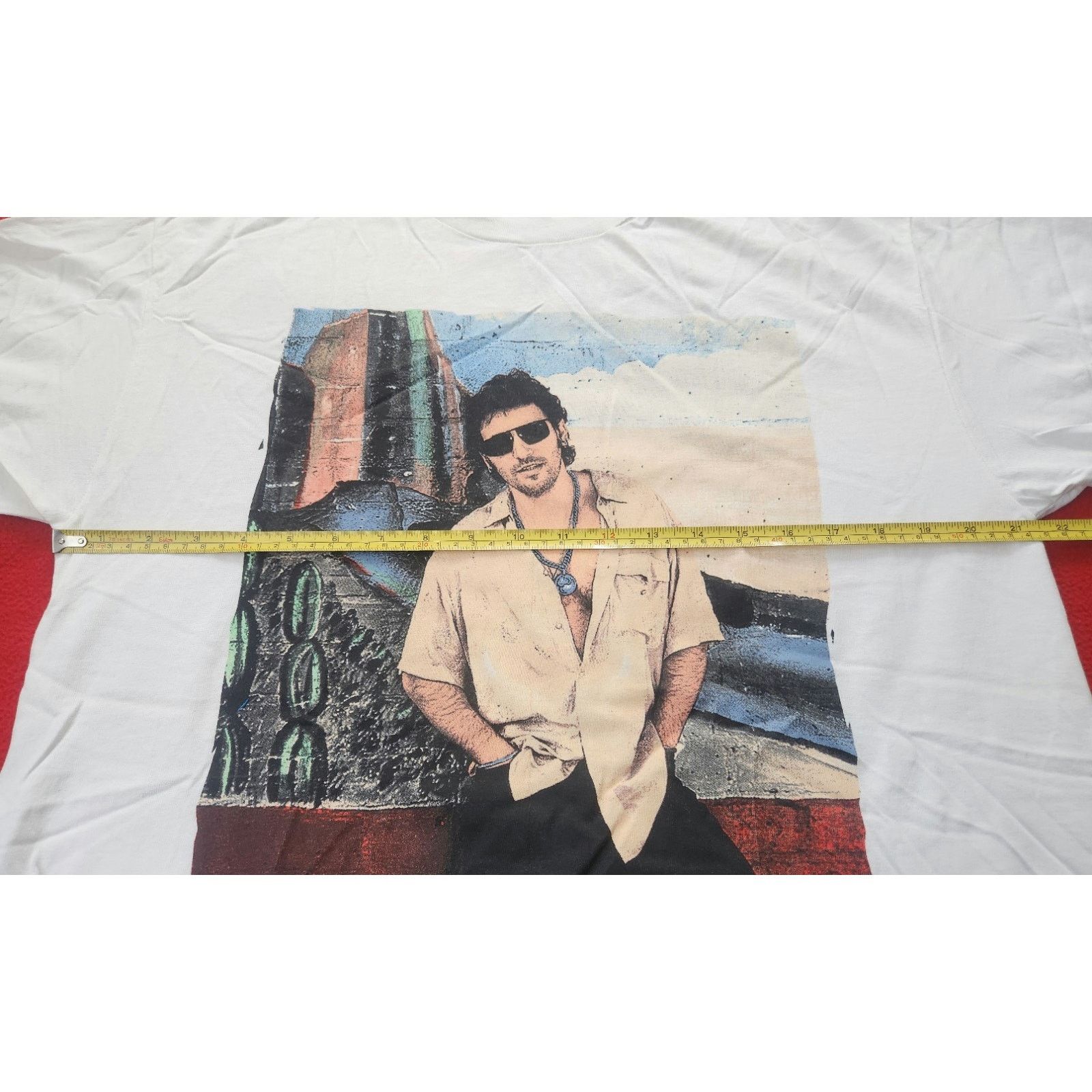 Hanes Authentic Vtg Bruce Springsteen Lucky Town 1992 Tour Shirt L Size US L / EU 52-54 / 3 - 9 Thumbnail