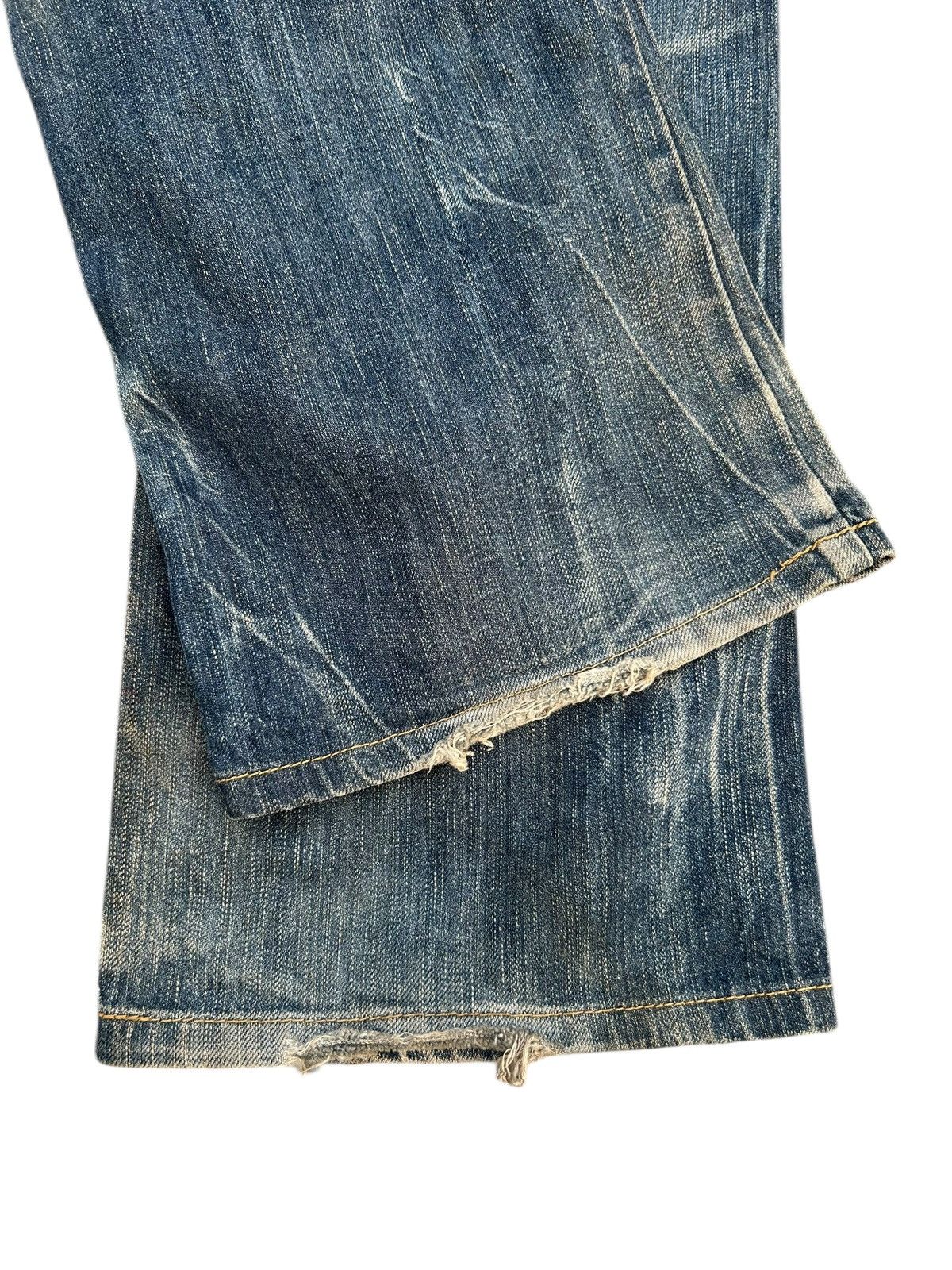 Kapital Vintage Edwin Rusty Mudwash Distressed Denim Jeans Size US 32 / EU 48 - 16 Thumbnail