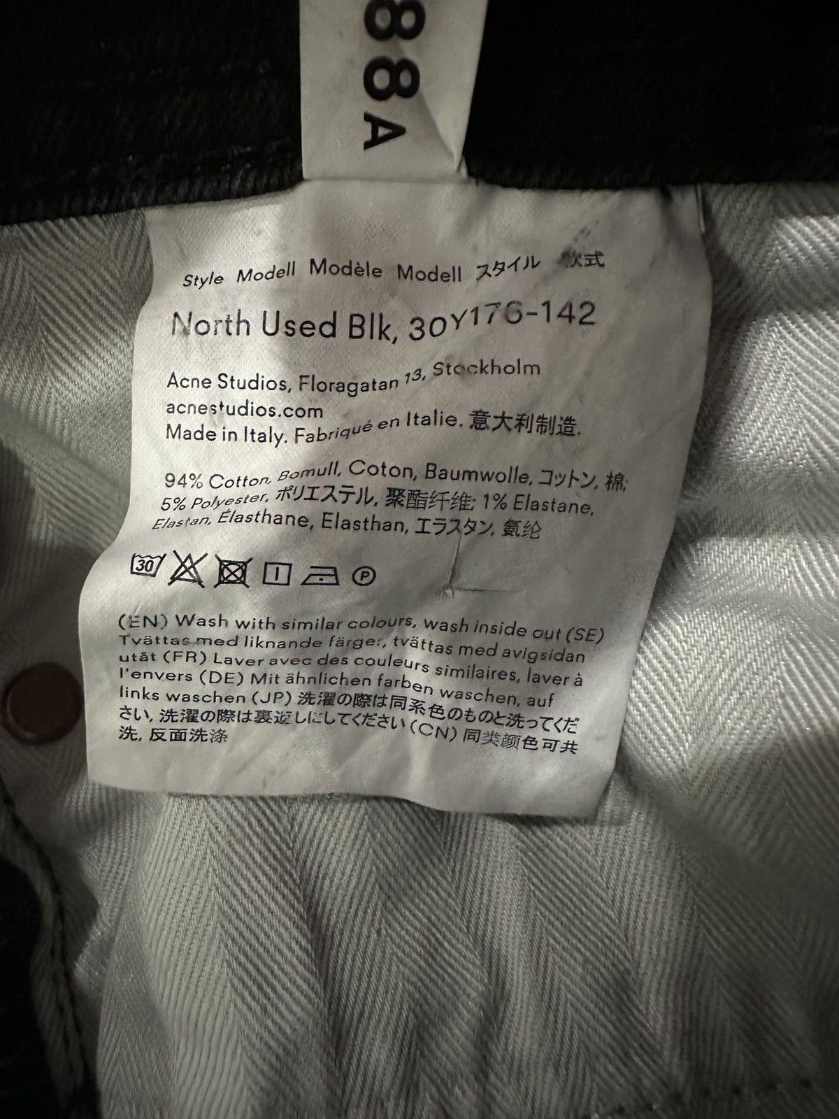 Acne Studios Acne Studios Slim Denim Size US 32 / EU 48 - 5 Thumbnail