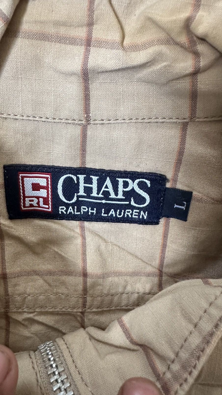 Chaps VINTAGS CHAPS BY RALPH LAUREN CHECKERED TACTICAL VEST Size US M / EU 48-50 / 2 - 6 Thumbnail