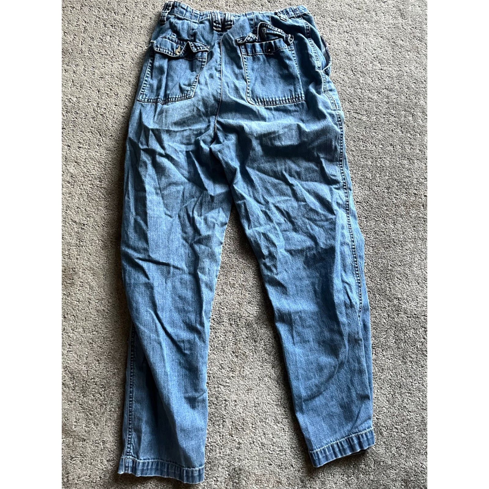 Vintage VINTAGE Lizwear Jeans Women’s 70s Casual Blue Cotton Tapered High Rise 4P Pockets Size 27" / US 4 / IT 40 - 2 Thumbnail