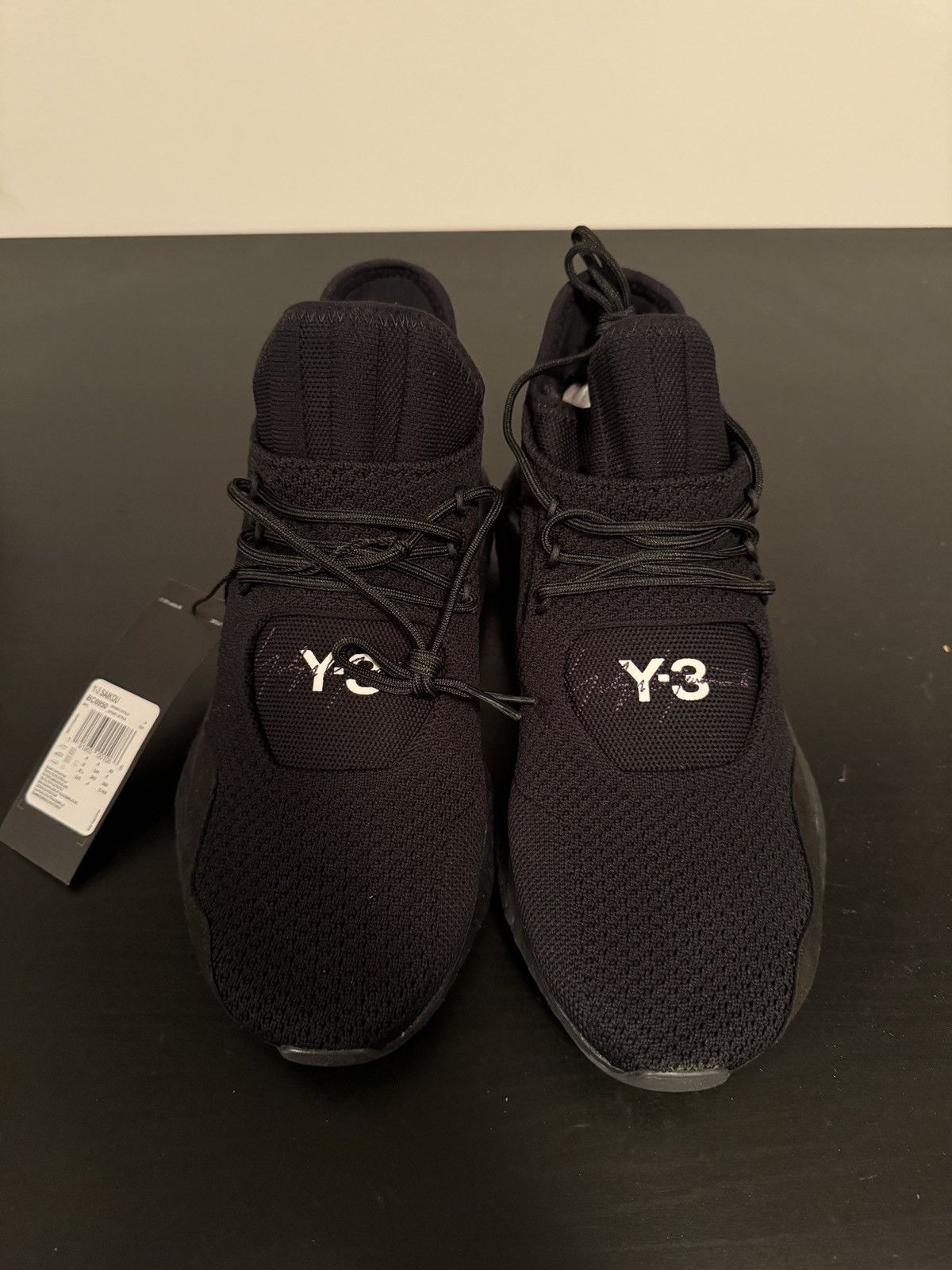 Adidas × Y-3 ADIDAS Y-3 SAIKOU TRIPLE BLACK WHITE LOGO Size US 8.5 / EU 41-42 - 3 Thumbnail