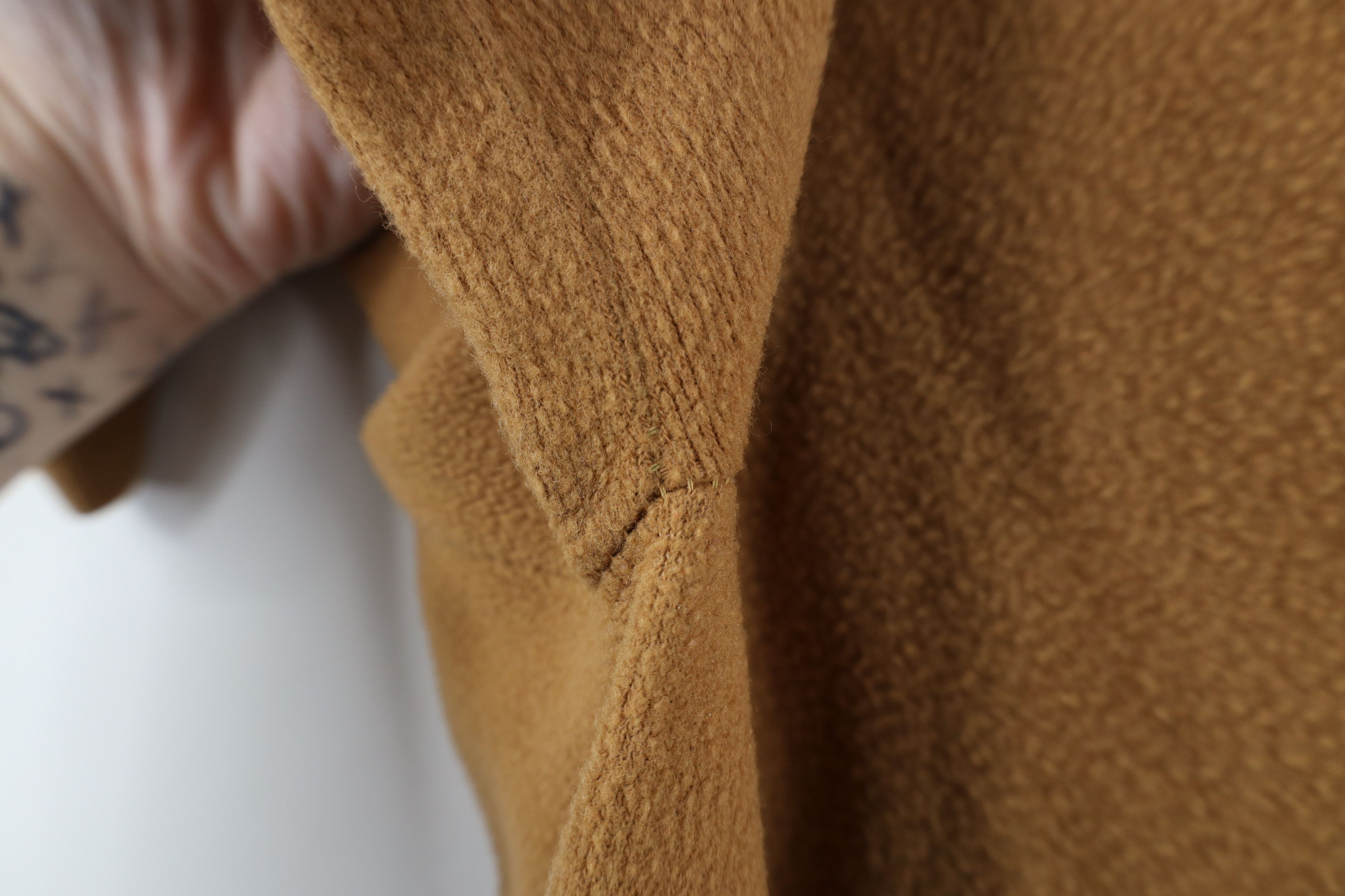Vintage Vintage 60s Streetwear Velour Fleece V-Neck Sweatshirt Brown Size S / US 4 / IT 40 - 5 Thumbnail