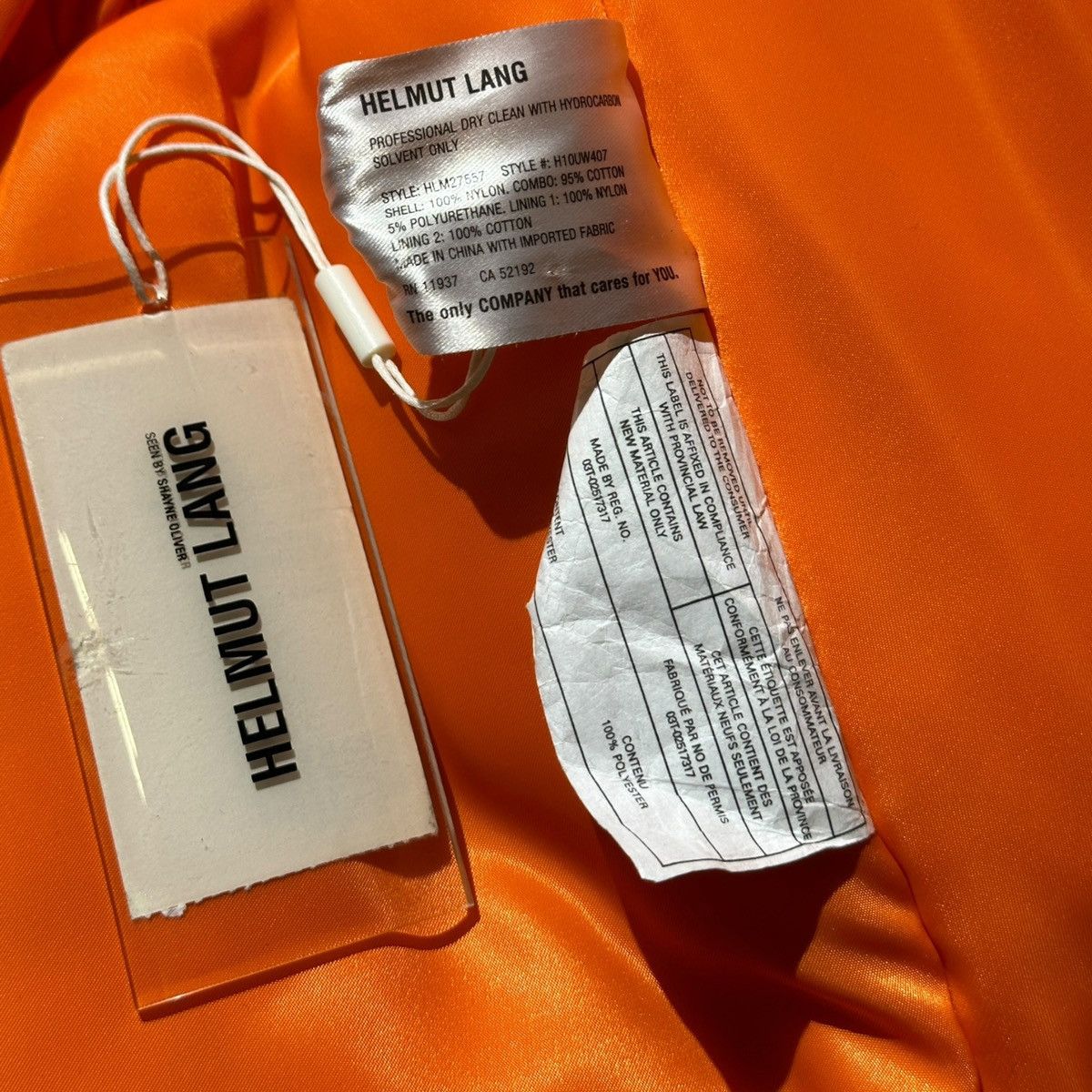 Helmut Lang RARE Shayne Oliver 4 arm bomber Size US XS / EU 42 / 0 - 4 Thumbnail