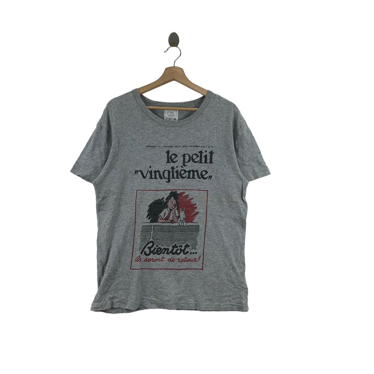 Other The Adventures Of TINTIN LE PETIT VINGTIEME Tee Shirt Top Size L / US 10 / IT 46 - 1 Thumbnail