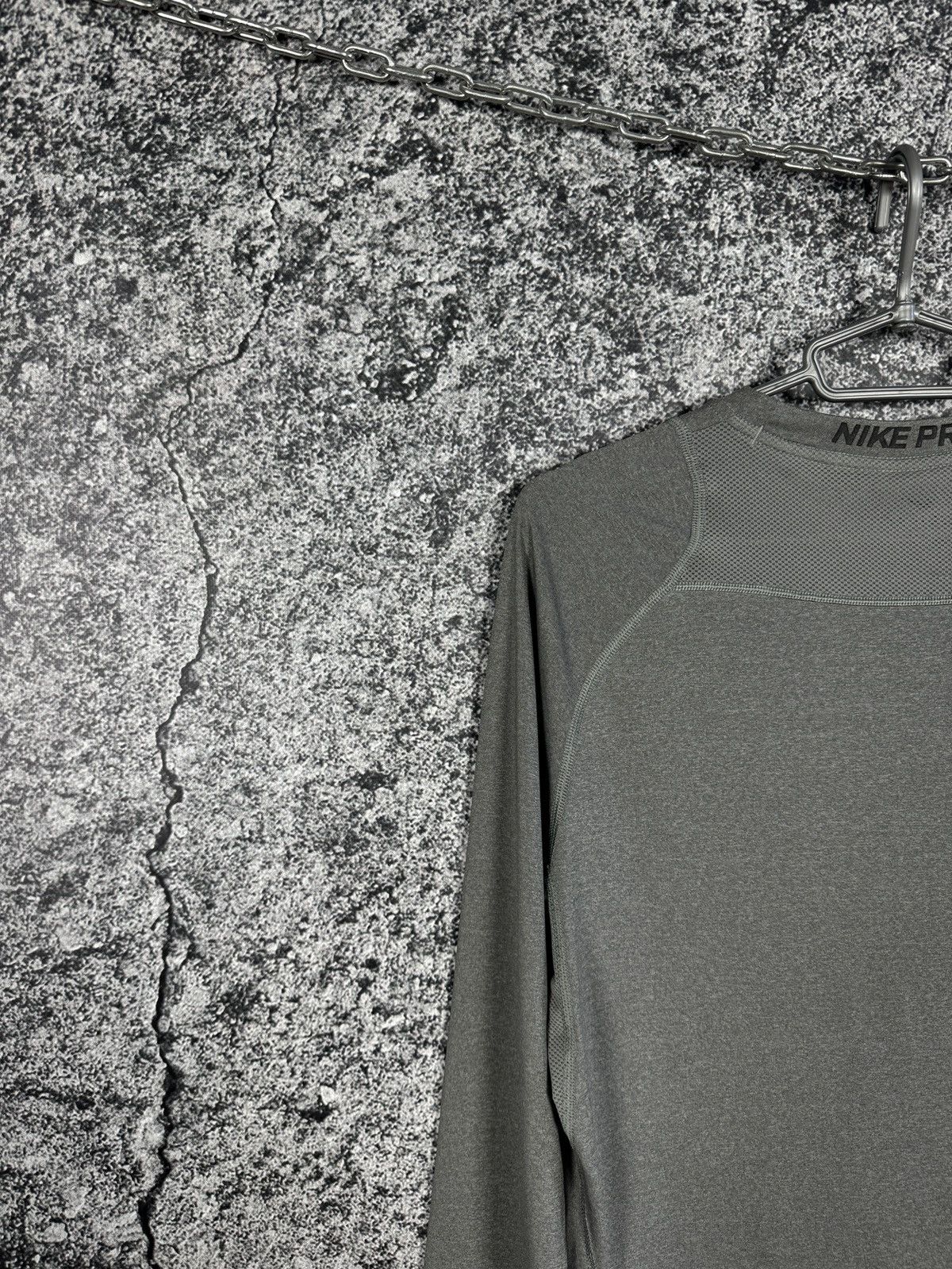 Nike Nike Pro Compression Long Sleeve T-Shirt Fitness Top Gray XL Size US XL / EU 56 / 4 - 13 Thumbnail