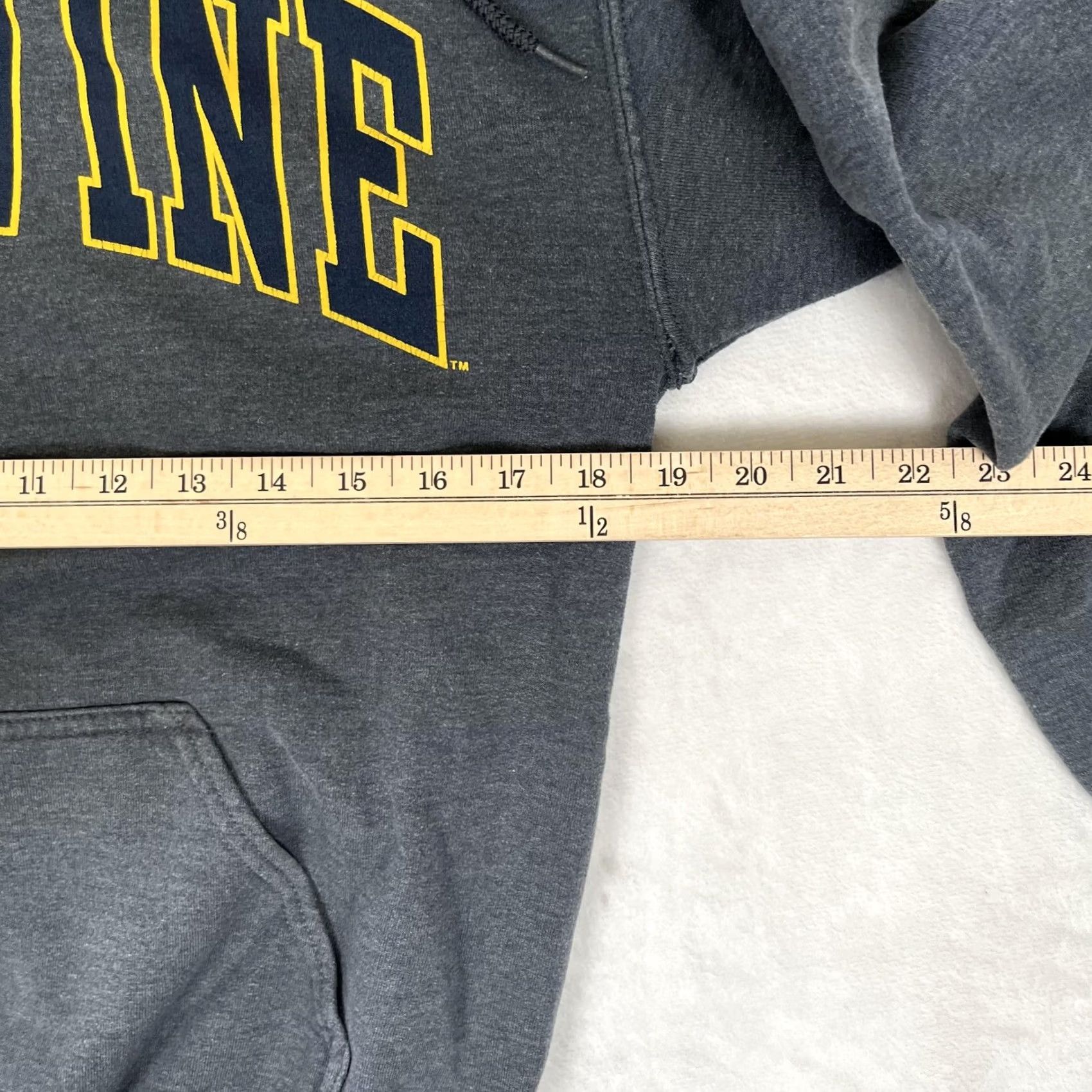 Gildan VINTAGE UC Irvine Hoodie Mens Small Gray Fleece Sweatshirt College Y2K Size US S / EU 44-46 / 1 - 4 Thumbnail
