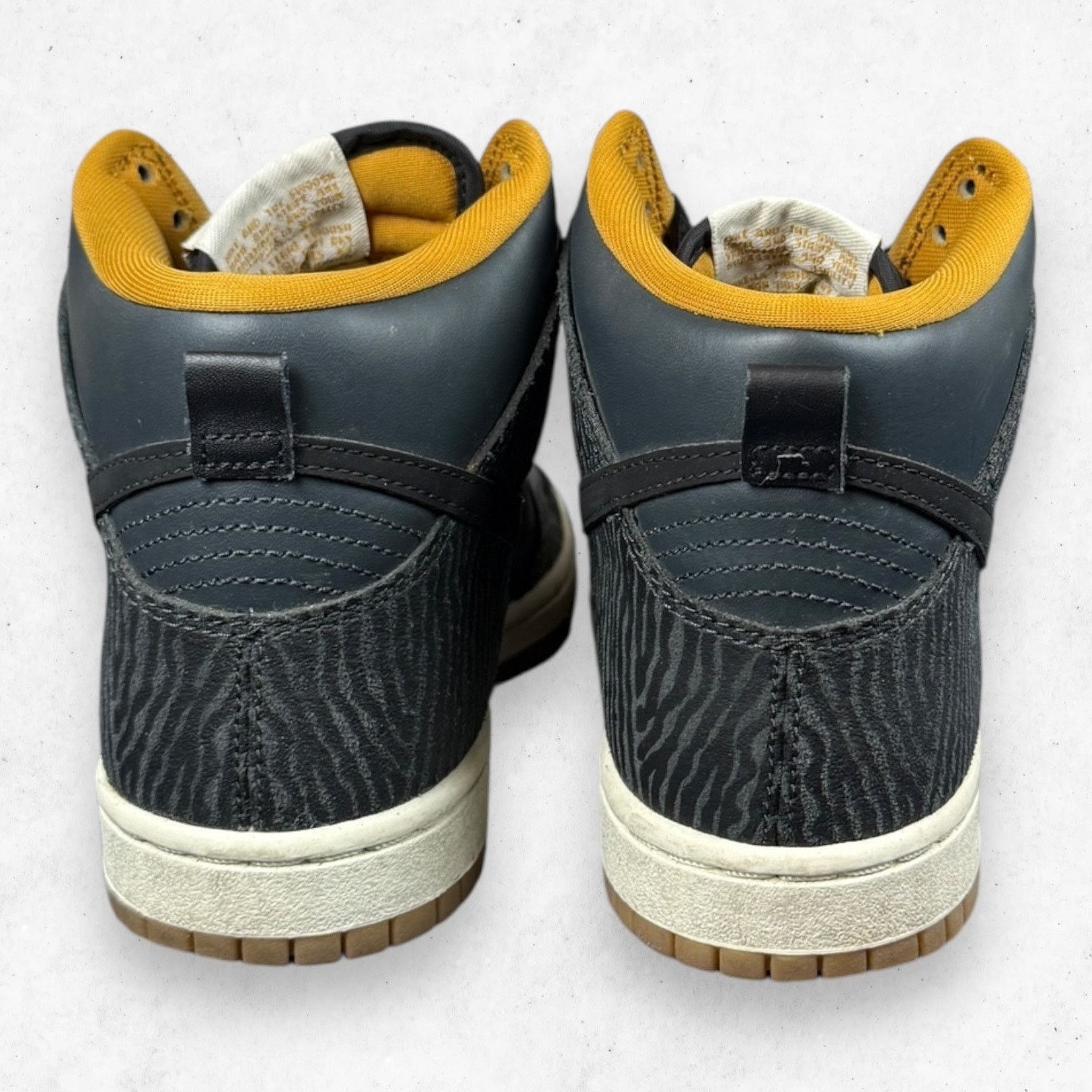 Nike Nike Dunk High Skinny Tiger Print Black Gold Sz 6 Size US 6 / IT 36 - 8 Thumbnail