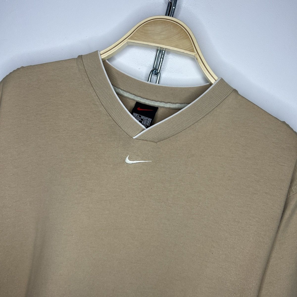 Nike × Vintage Vintage Nike Center Swoosh T-Shirt Size US L / EU 52-54 / 3 - 4 Thumbnail