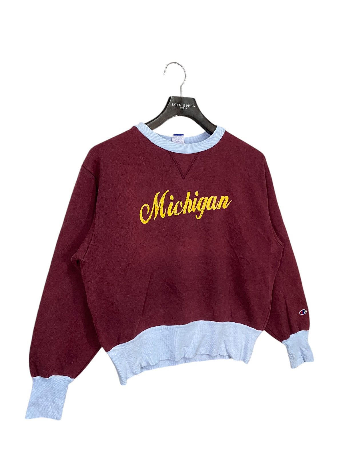 Champion × Vintage Vintage champion machigan sweatshirt crewneck pullover Size US L / EU 52-54 / 3 - 2 Thumbnail