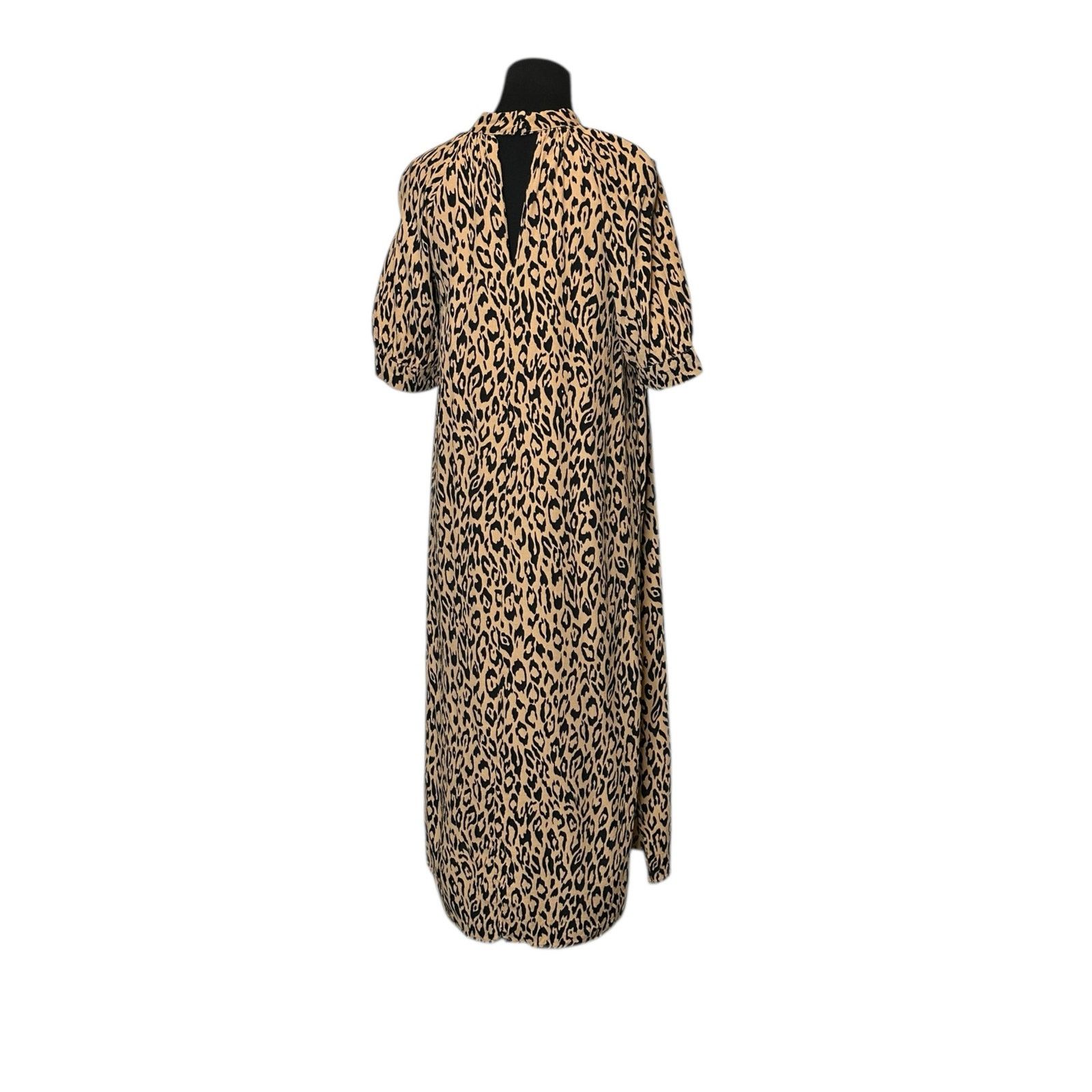 Anthropologie Anthropologie Leopard Print Short Sleeves Midi Dress size XS Size XS / US 0-2 / IT 36-38 - 16 Thumbnail