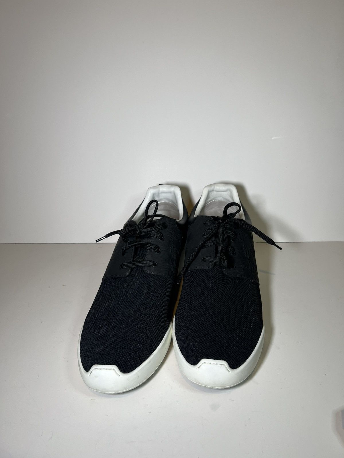 Louis Vuitton Louis Vuitton Black Damier Infini Leather/Mesh Fastlane shoe Size US 13 / EU 46 - 2 Thumbnail