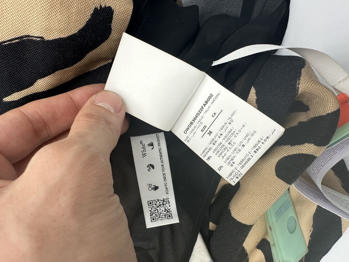 Off-White OFF - WHITE SAFARI DRESS Size XS / US 0-2 / IT 36-38 - 9 Thumbnail