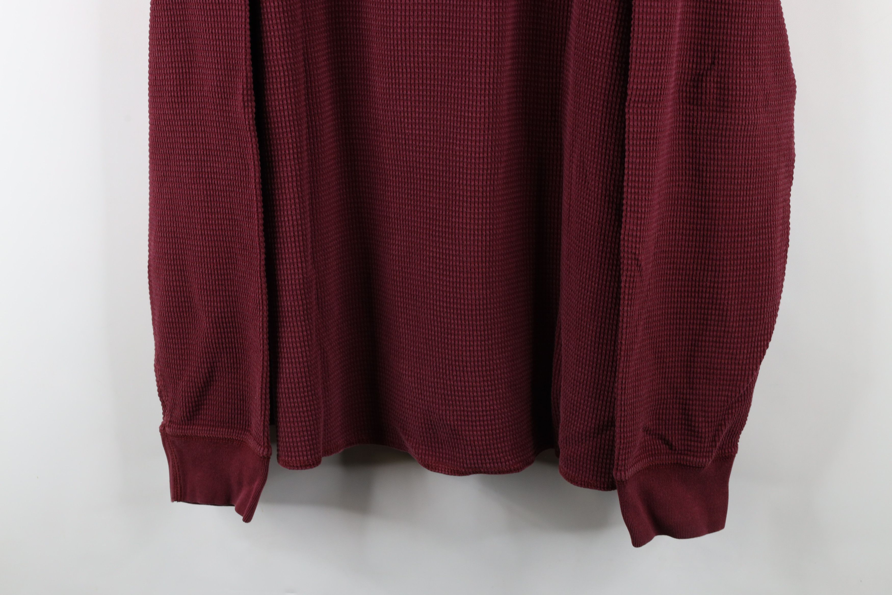 Eddie Bauer × Vintage Vintage 90s Eddie Bauer Knit Long Sleeve Henley T-Shirt Size US XXL / EU 58 / 5 - 3 Thumbnail