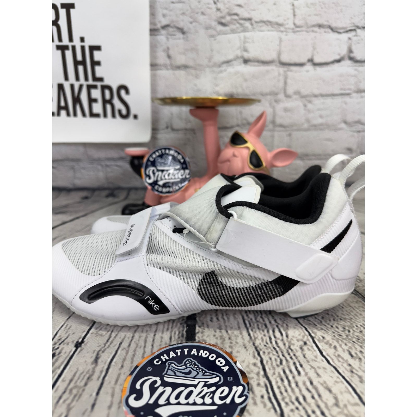 Nike Nike SuperRep Cycle Shoes Mens 8.5 White Indoor Gym Cycling Size US 8.5 / EU 41-42 - 3 Thumbnail