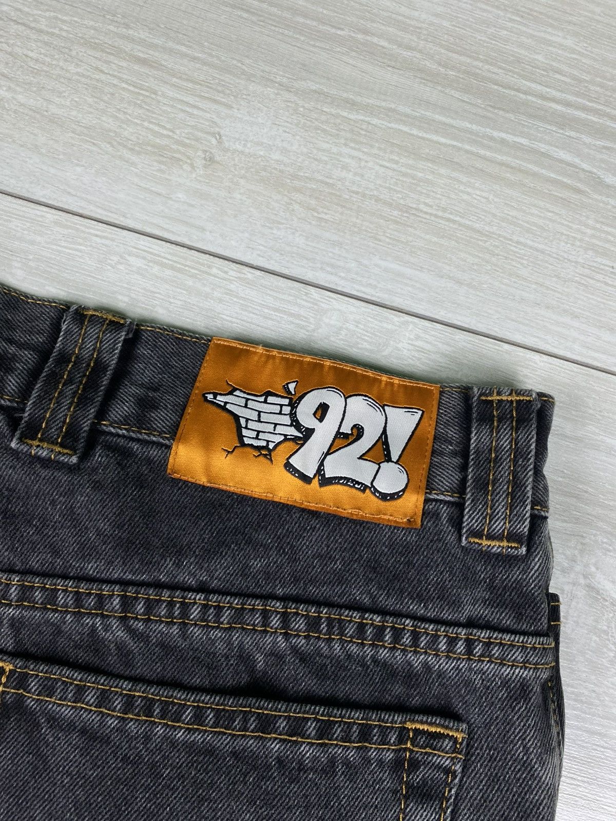 Polar Skate Co. Polar Skate Co '92 Denim Faded Black Gray Denim Jeans Skater Size US 30 / EU 46 - 10 Thumbnail