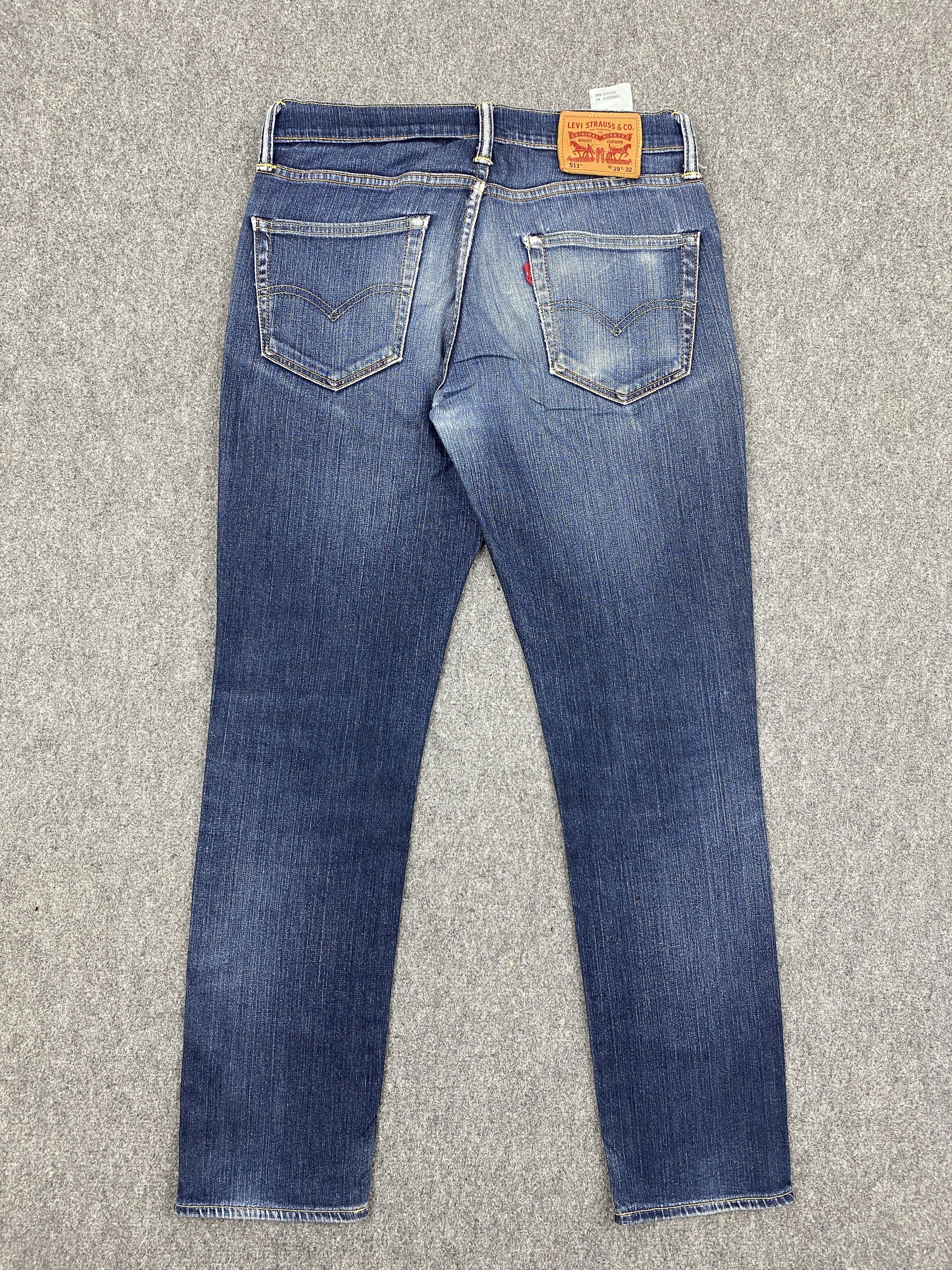 Levi's Vintage Levi's 511 Slim Fit Faded Blue Jeans DJ0010Z Size US 30 / EU 46 - 3 Thumbnail