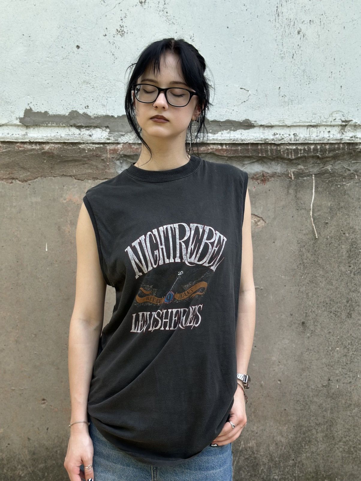 Levi's Vintage Clothing VTG Western Style Night Rebel Levi’s Heroes Tank Top Sleeves Size US M / EU 48-50 / 2 - 1 Thumbnail