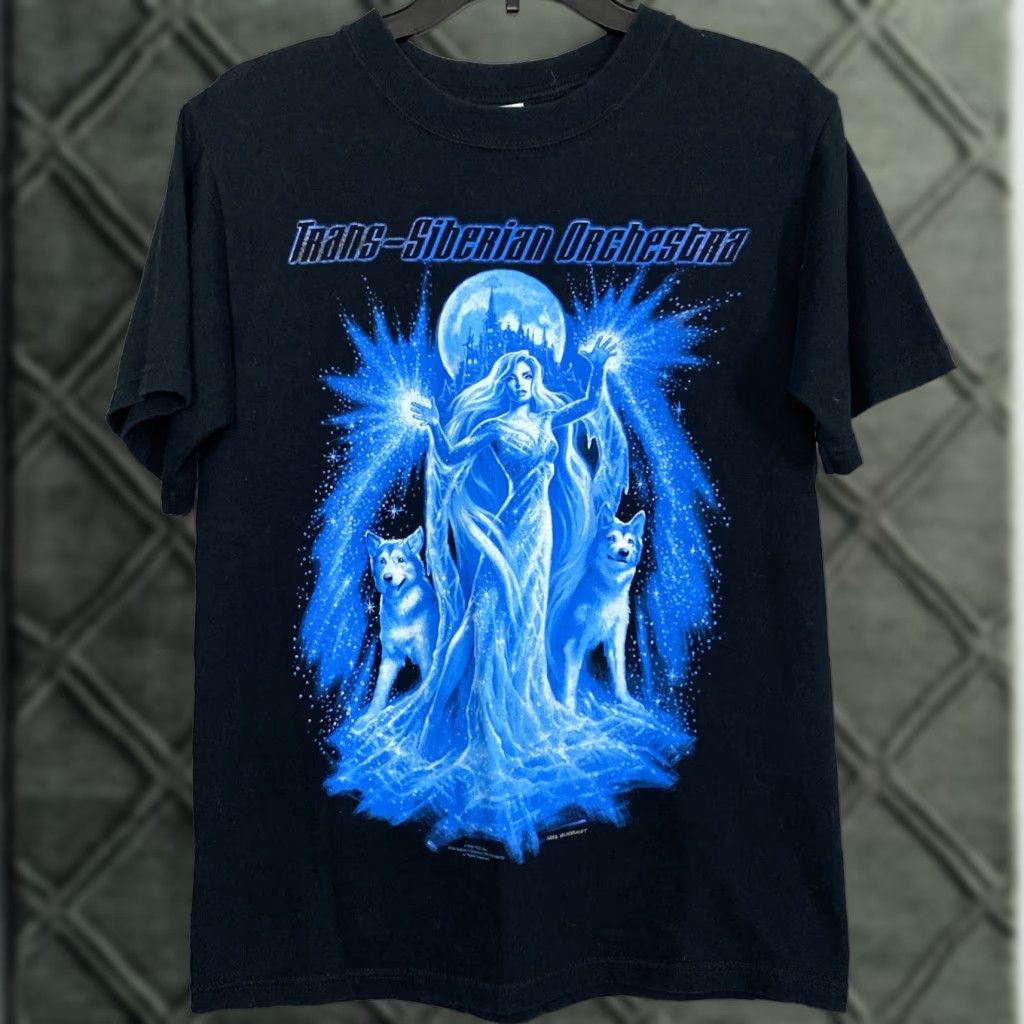 Anvil VINTAGE Trans Siberian Orchestra Winter Tour 2005 Shirt Adult Small S Black Anvil T-Shirt Crew Neck Short Sleeve Double-Sided Band Music Mens Size US S / EU 44-46 / 1 - 1 Thumbnail