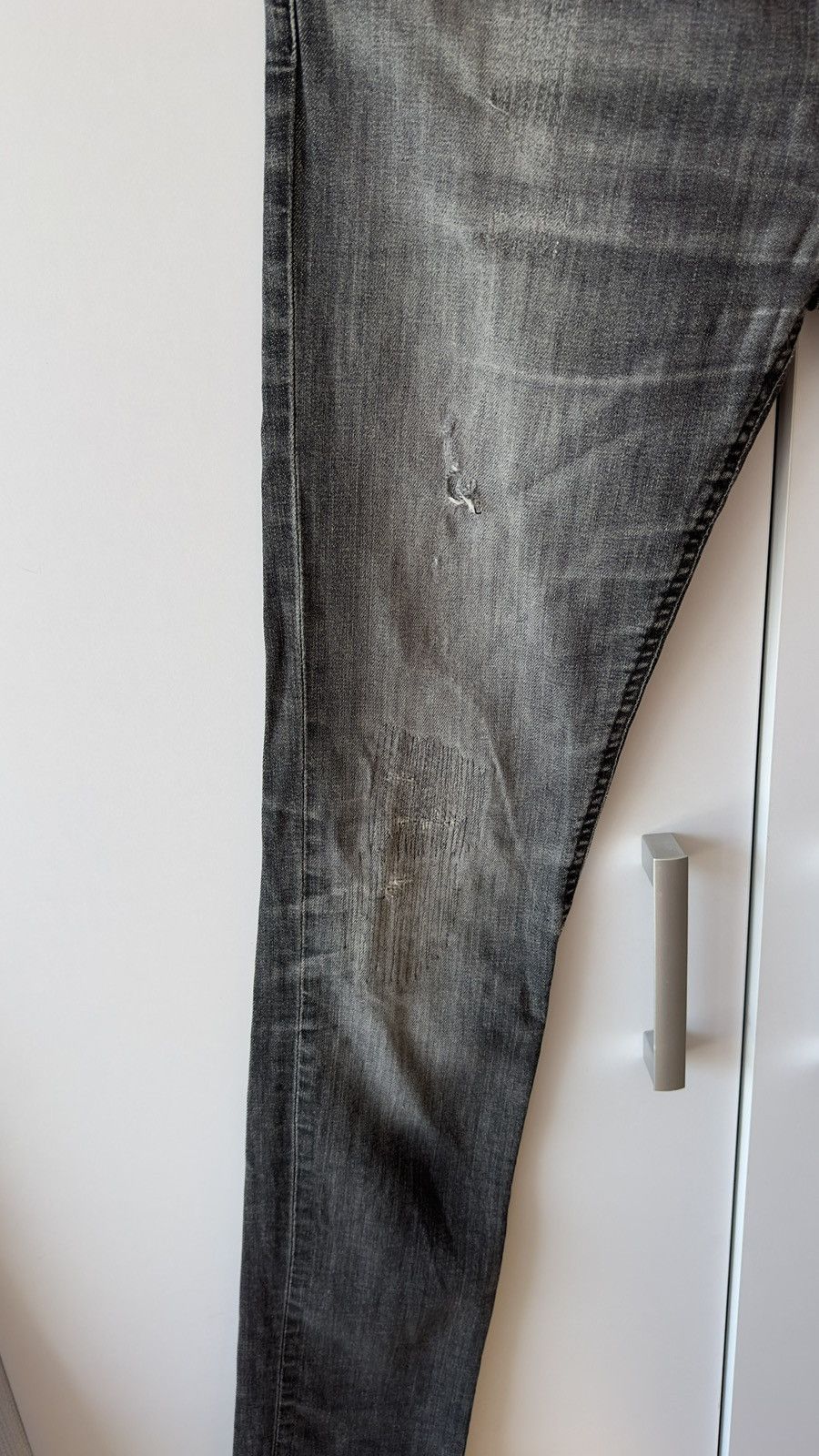 Nudie Jeans Nudie Jeans Made in Italy Distressed Faded Jeans Size US 34 / EU 50 - 3 Thumbnail