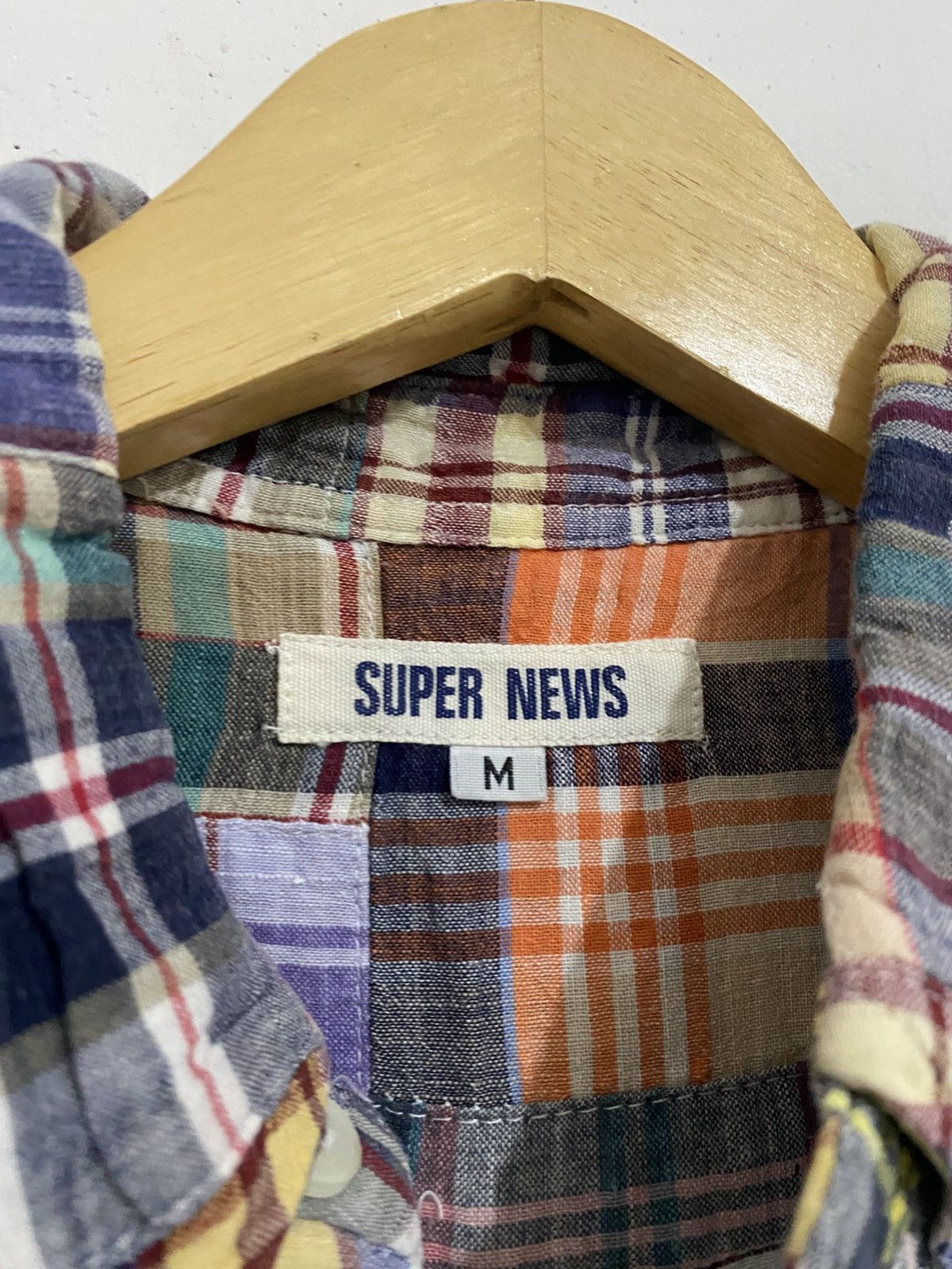 If Six Was Nine × Japanese Brand × Le Grande Bleu (L.G.B.) Japanese patchwork shirt ifsixwasnine kmrii styled Size US M / EU 48-50 / 2 - 6 Thumbnail