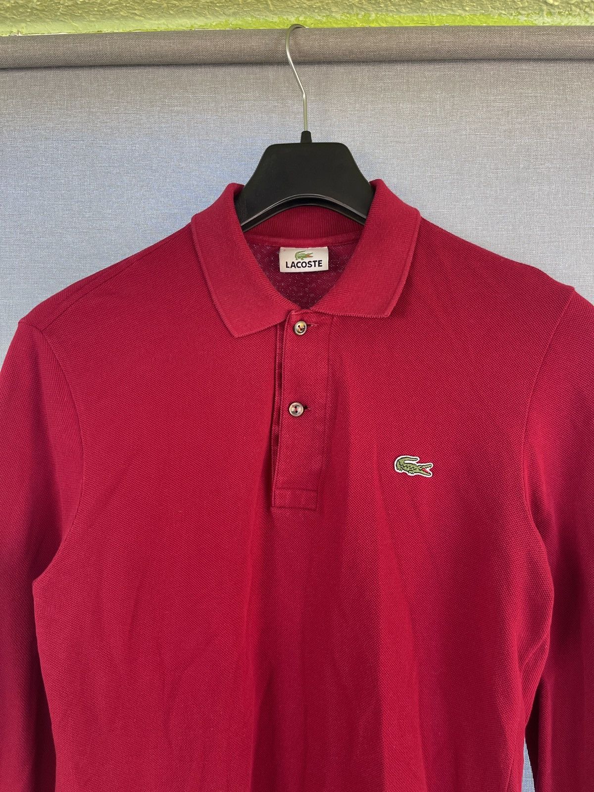 Lacoste × Vintage Vintage Y2K Lacoste Polo Rugby Long Sleeve Mens 90s Size US S / EU 44-46 / 1 - 3 Thumbnail