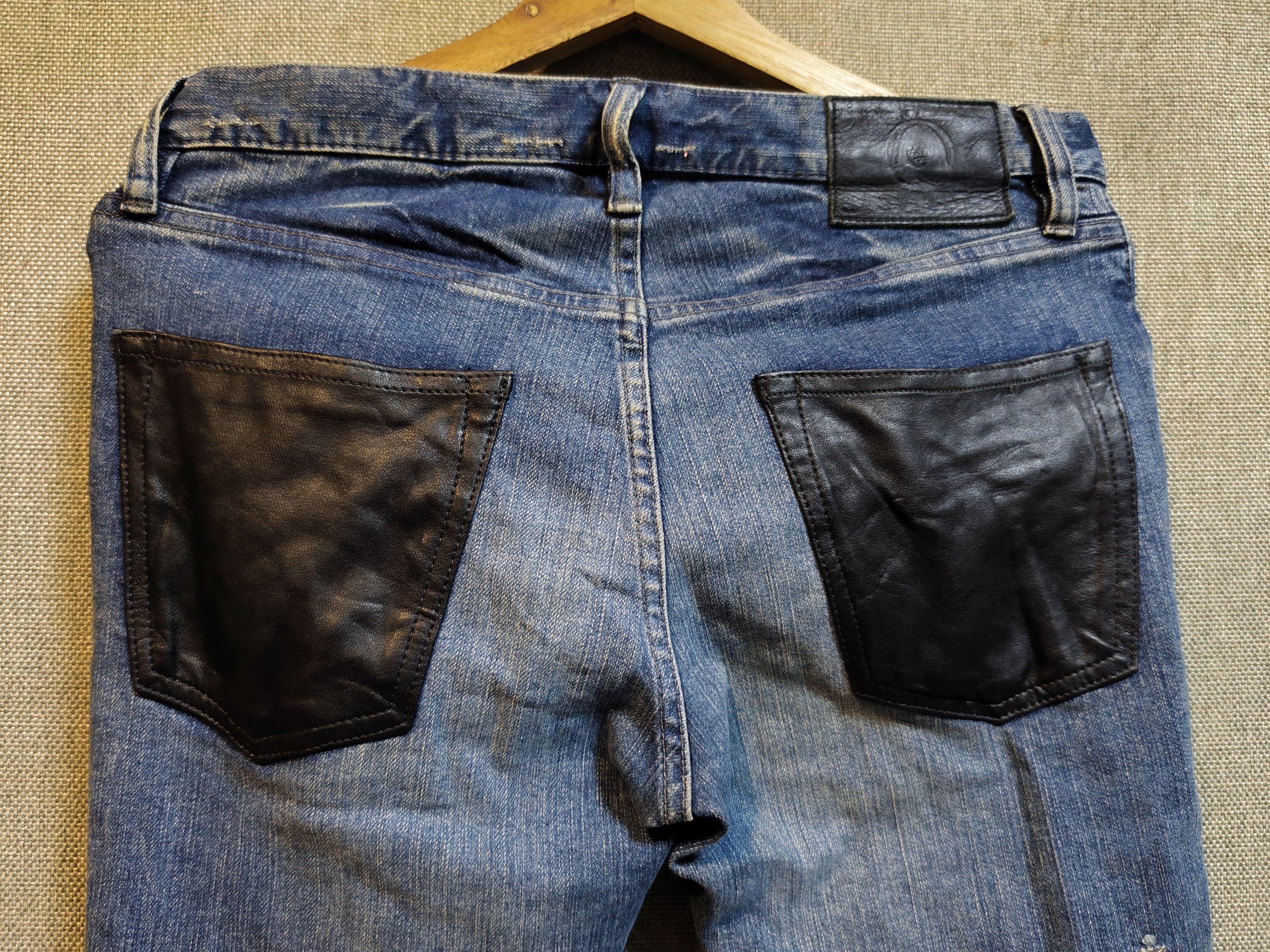 Hysteric Glamour Hysteric Glamour leather jeans Size 31" - 7 Thumbnail