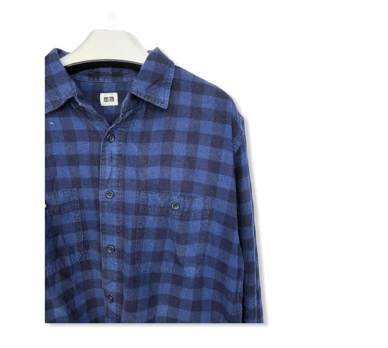 Japanese Brand Japanese Brand Uniqlo Plaid Tartan Flannel Shirt 👕 Size US L / EU 52-54 / 3 - 2 Thumbnail