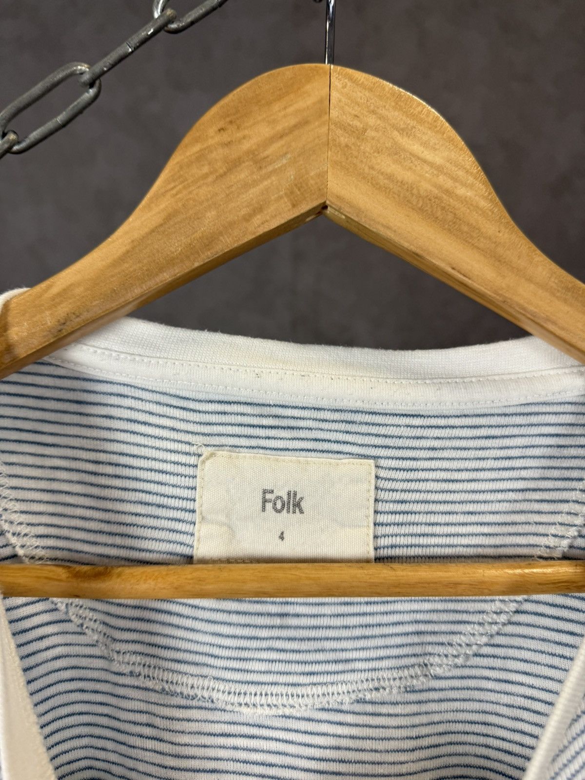 Folk Folk designer pocket striped tee Size US L / EU 52-54 / 3 - 3 Thumbnail