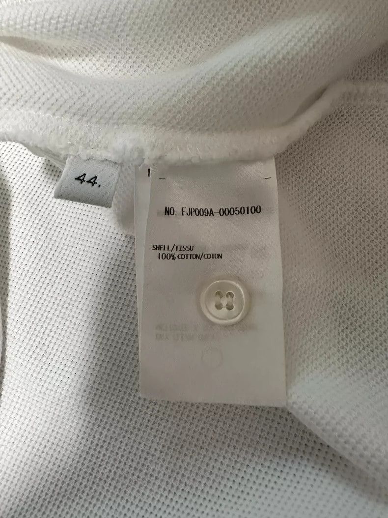 Thom Browne Thom BrowneWhite short-sleeved POLO shirt T-shirt 2503-Nex Size M / US 6-8 / IT 42-44 - 2 Thumbnail