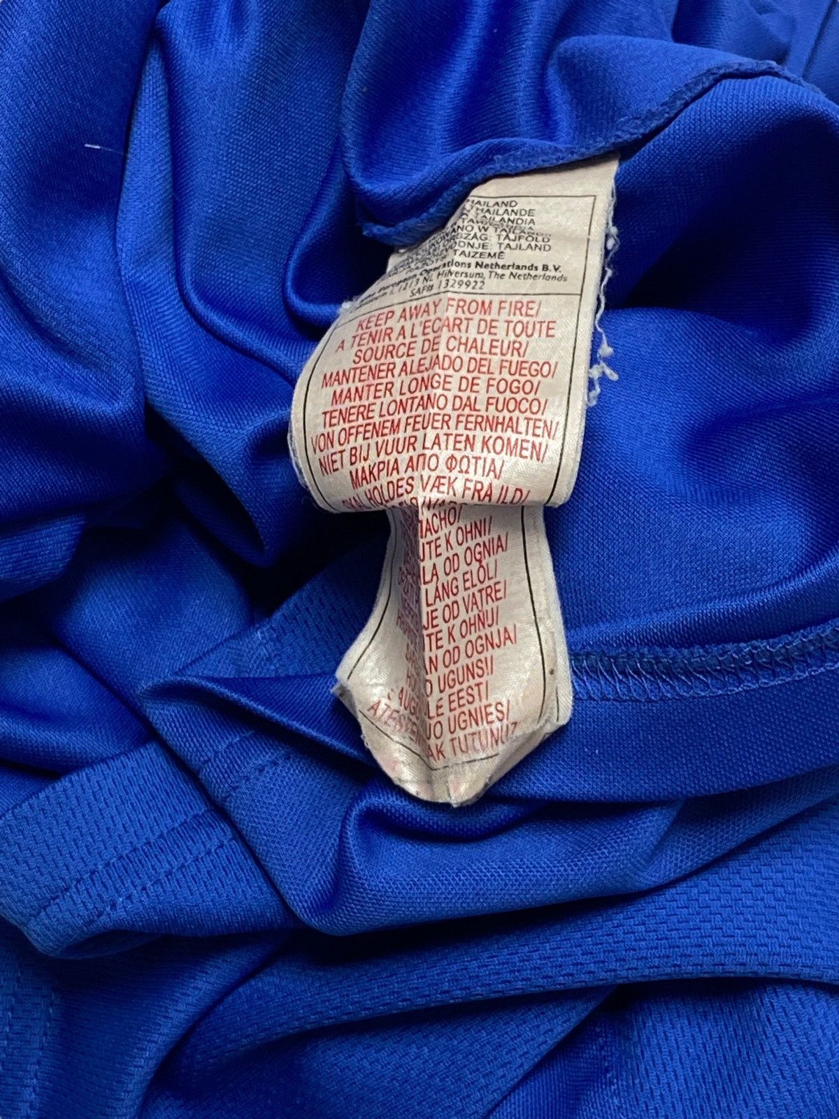 Nike 00s Vintage NIKE Team Big Logo Blue Polyester Tee Shirt Y2K Size US M / EU 48-50 / 2 - 6 Thumbnail