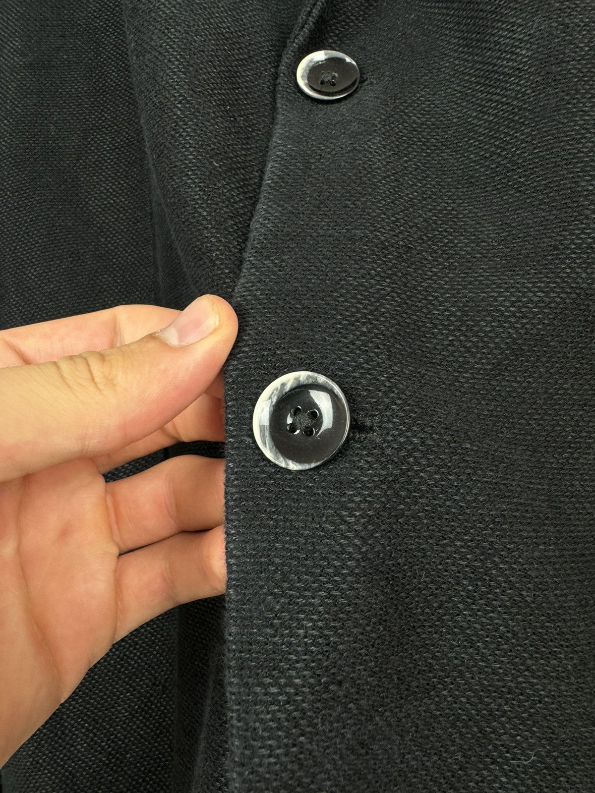 Circolo 1901 Circolo 1901 Cotton/Linen Black Blazer Jacket Size 52 Size 52R - 11 Thumbnail