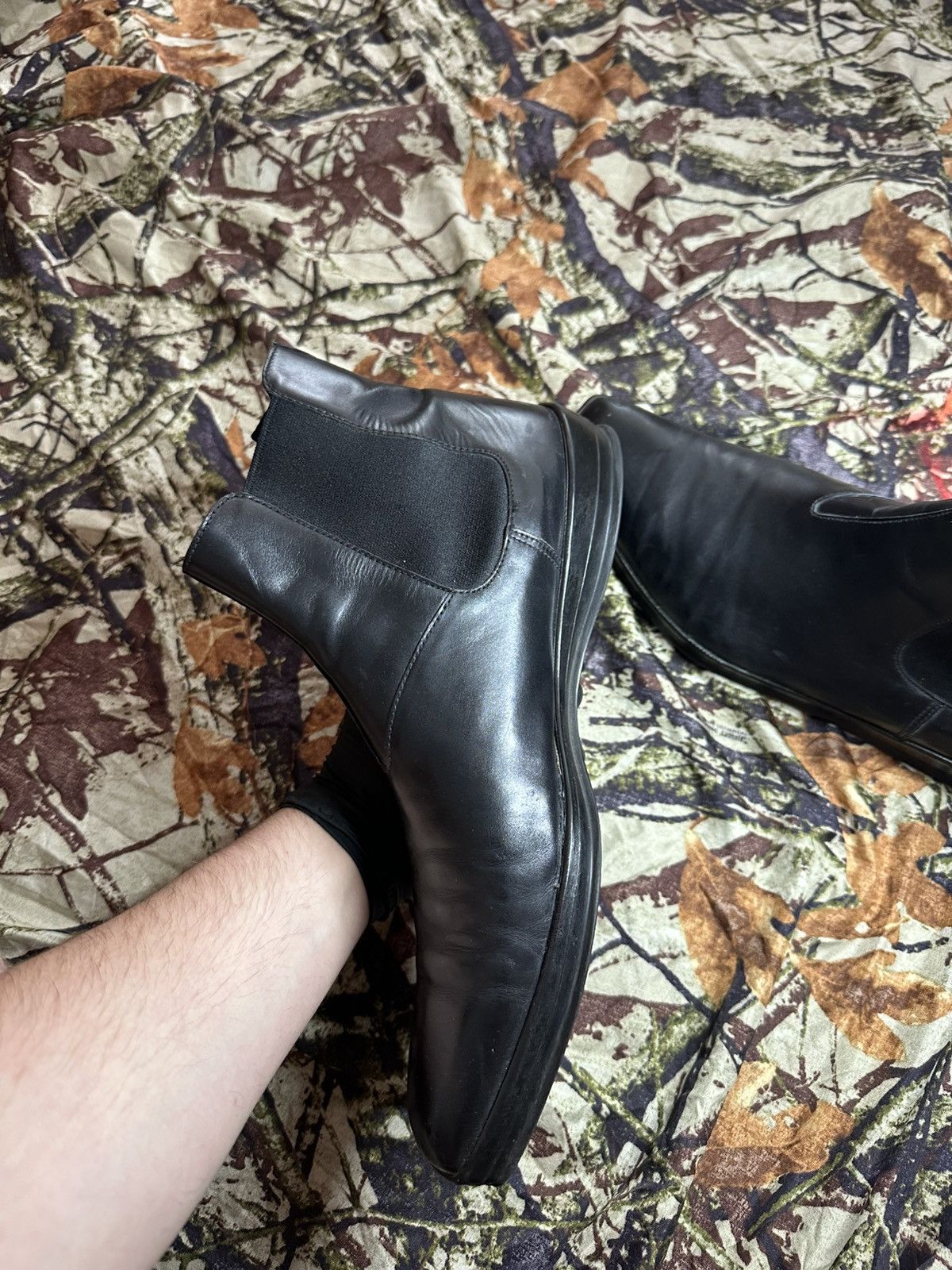 Prada Prada black leather boots luxury streetwear winter casual Size US 10 / EU 43 - 6 Thumbnail
