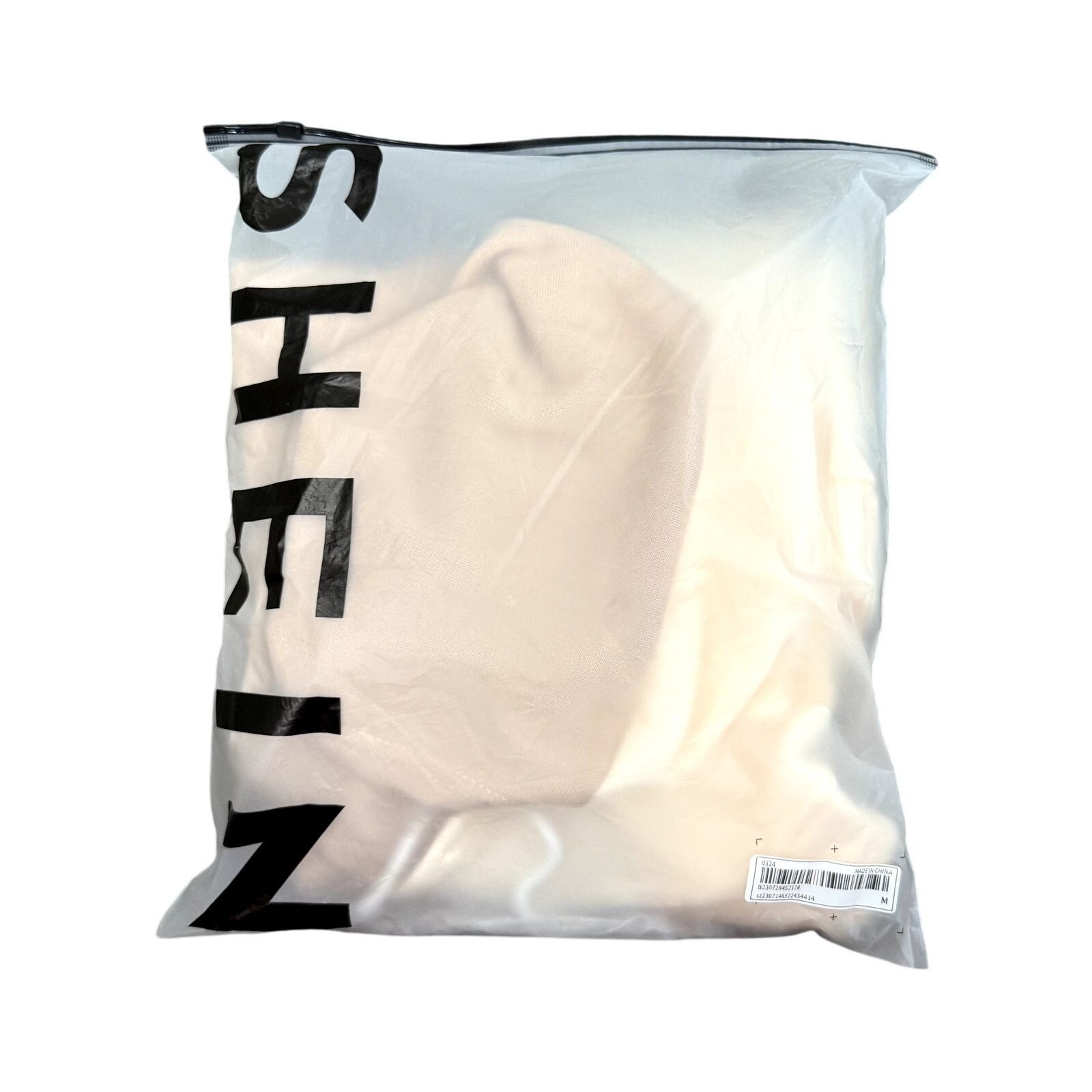 Shein Woman's Two-Tone Hoodie in Cream/Brown, Size M Size M / US 6-8 / IT 42-44 - 3 Thumbnail