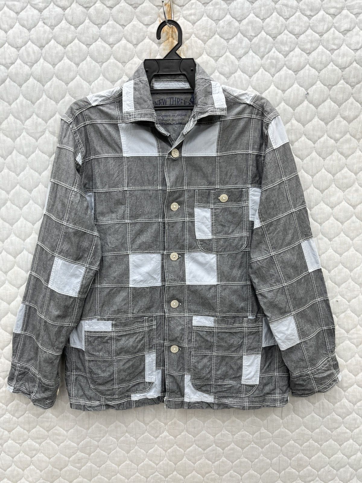 Japanese Brand 🔥🔥🔥STEALS NEW THREE PATCHWORK JACKET KAPITAL STYLE Size US S / EU 44-46 / 1 - 1 Thumbnail