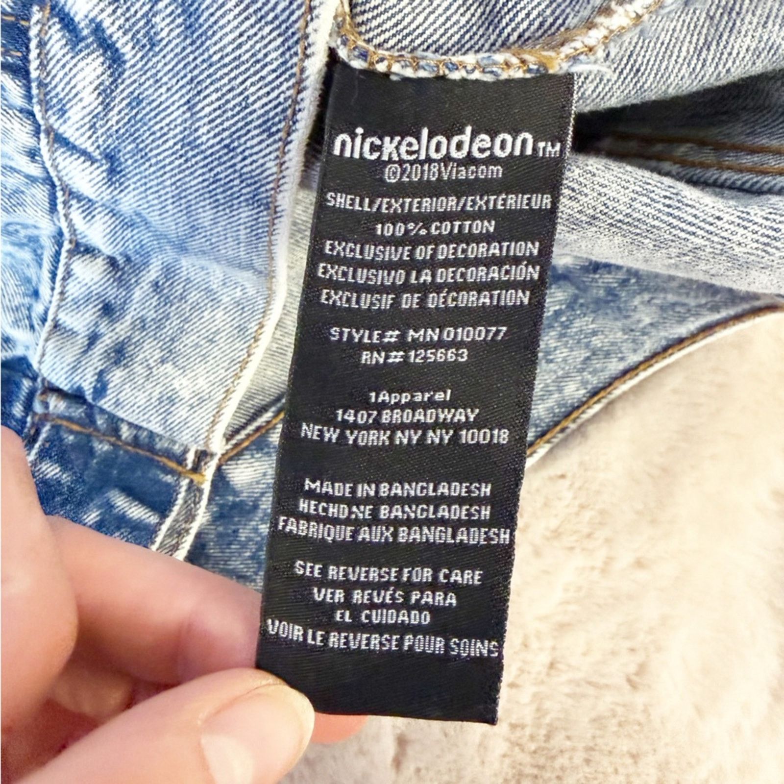 Members Only MEMBERS ONLY X NICKELODEON Denim Jacket 90’s Cartoon Collab Size S / US 4 / IT 40 - 7 Thumbnail
